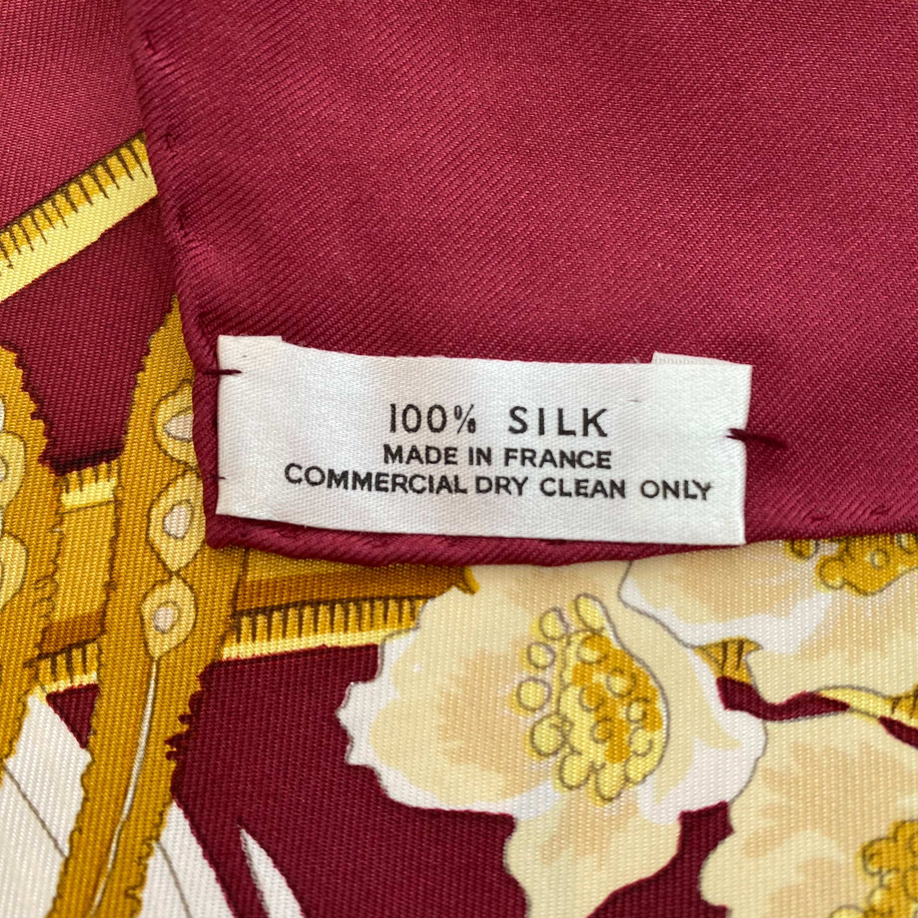 Hermès Caraibes Silk Scarf