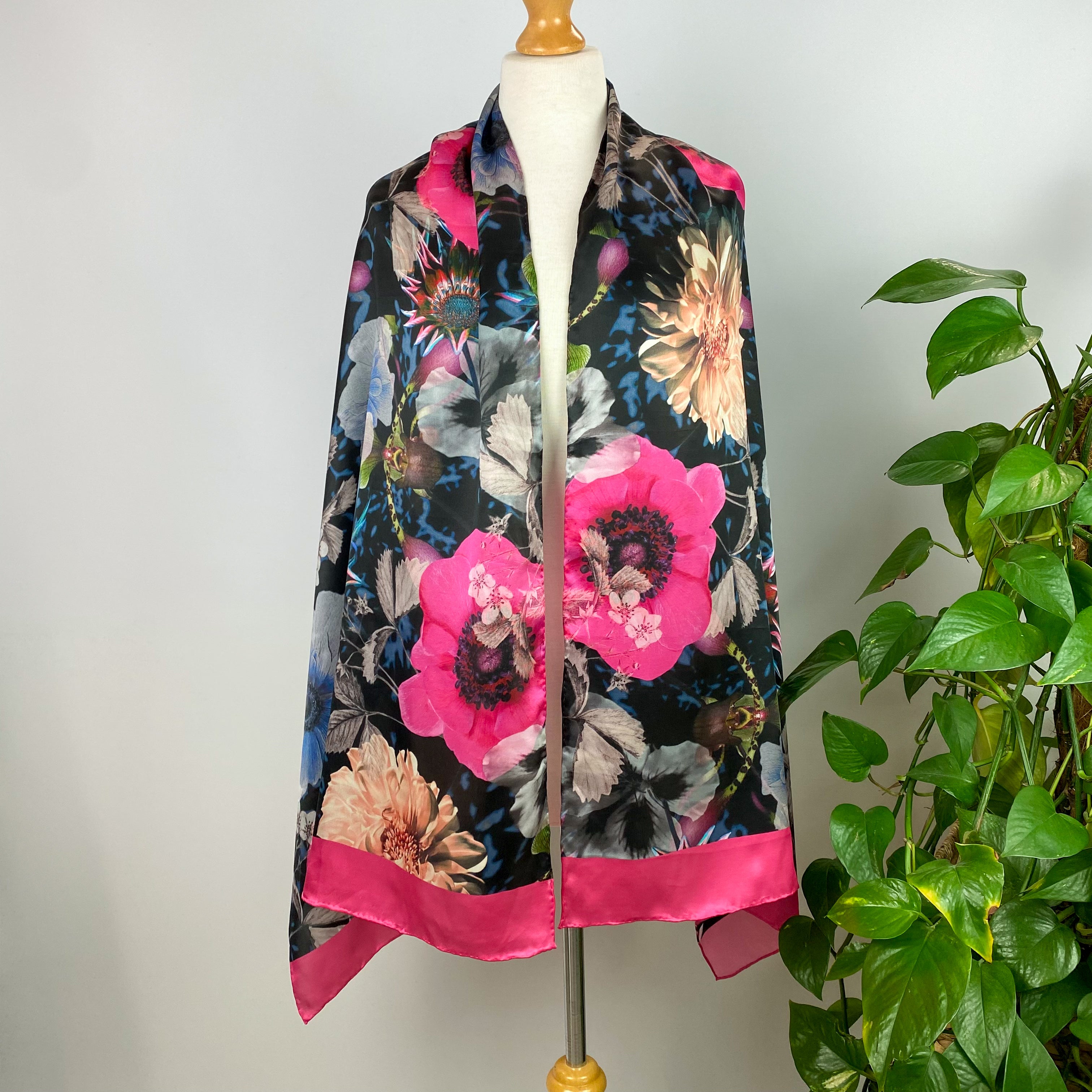 Ted Baker Floral Wrap Style Silk Scarf