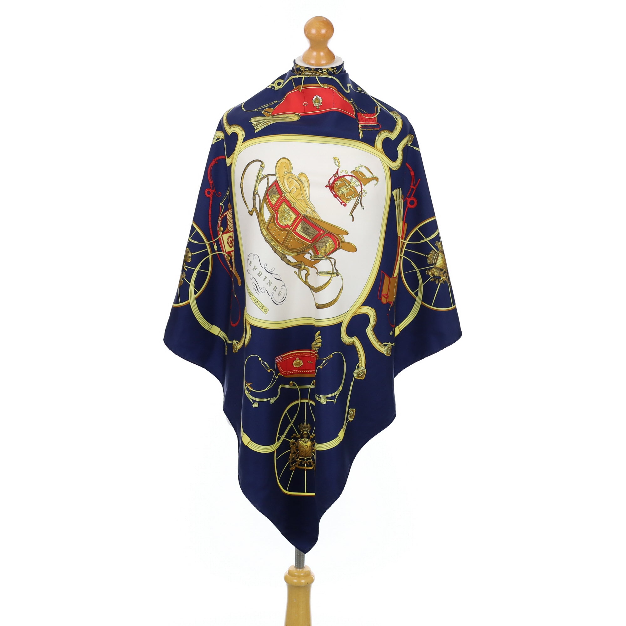 Hermès Springs Silk Scarf