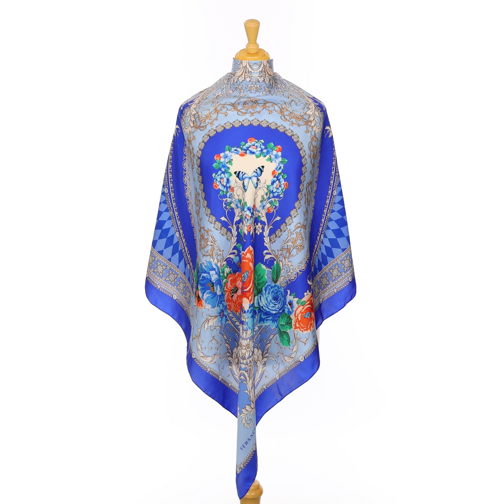 Immaculate Versace Designer Silk Scarf