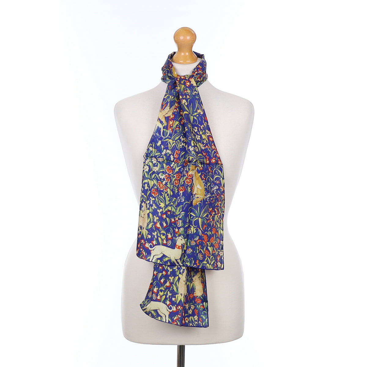 Brand New Fox & Chave Silk Scarf