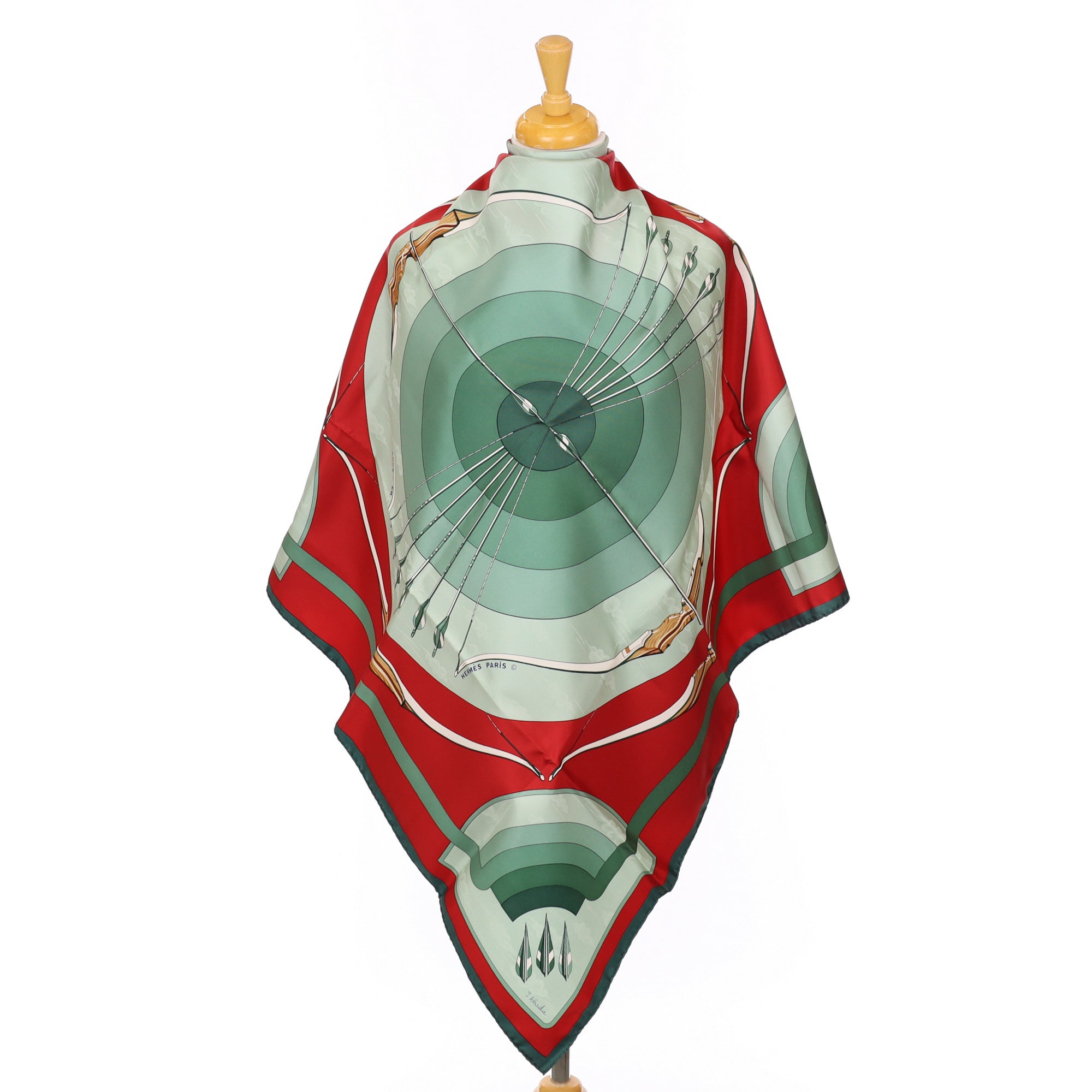 Pristine Hermès Arcs en Ciel Silk Scarf Rare