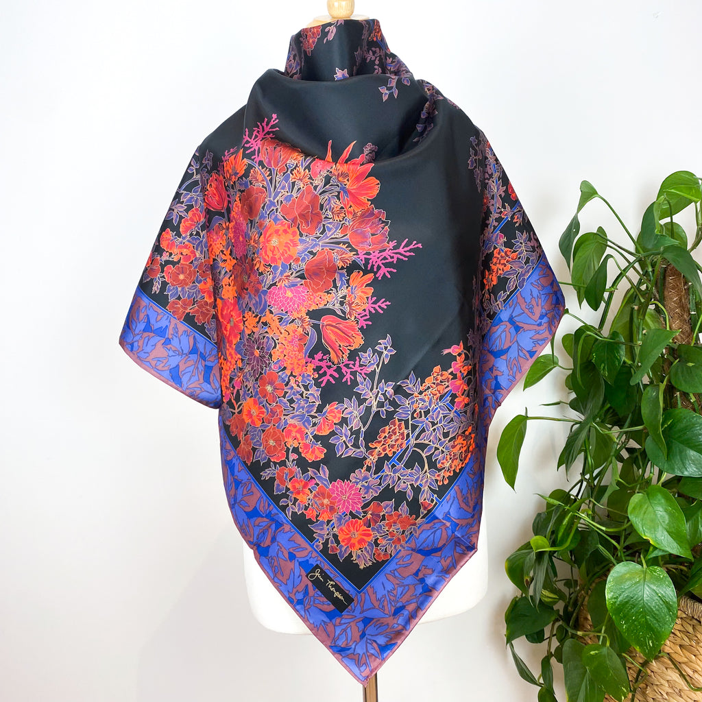 Brand New Boxed Jim Thompson Designer Silk Scarf