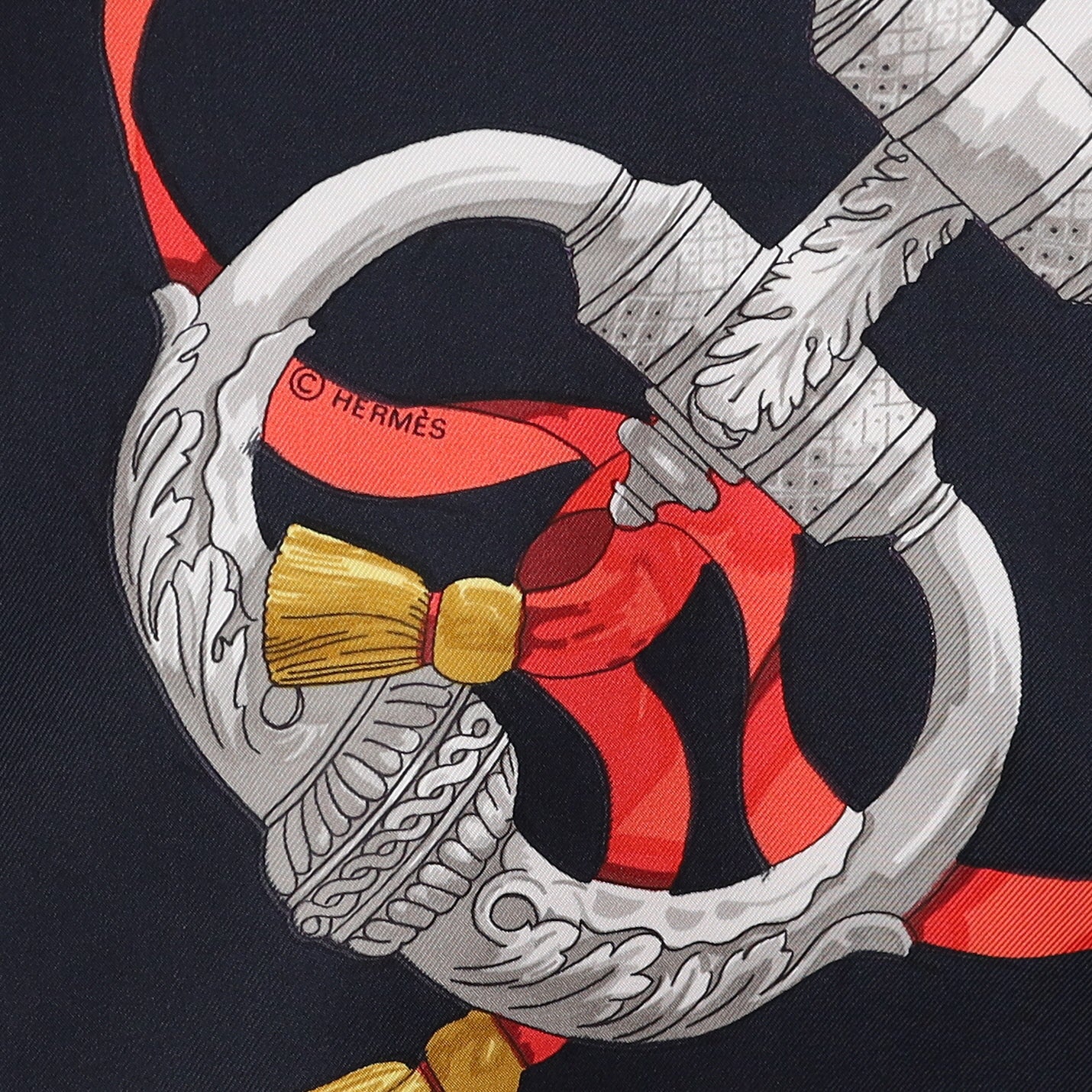 Hermès Ferronnerie Silk Scarf