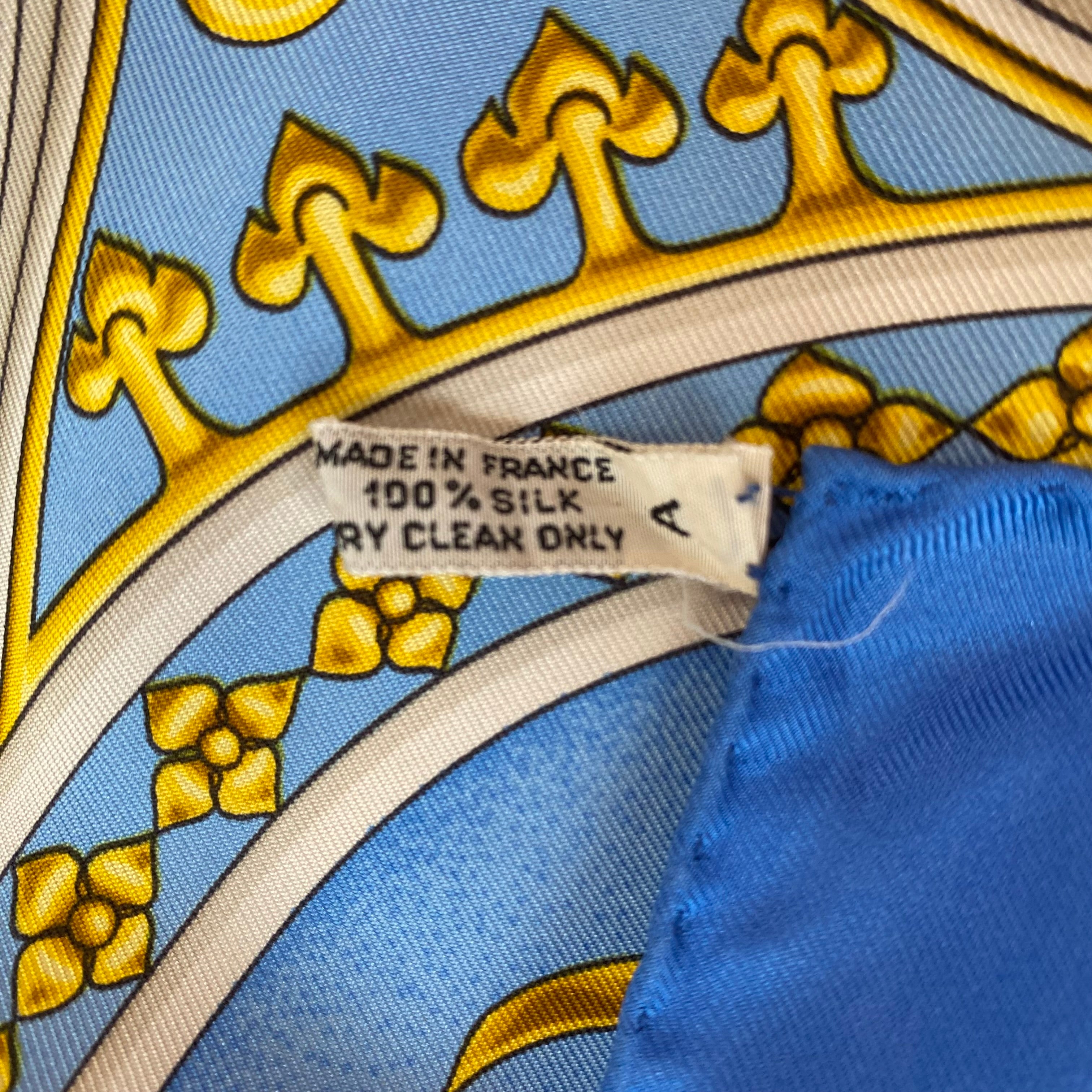 Hermès British Heraldry Silk Scarf