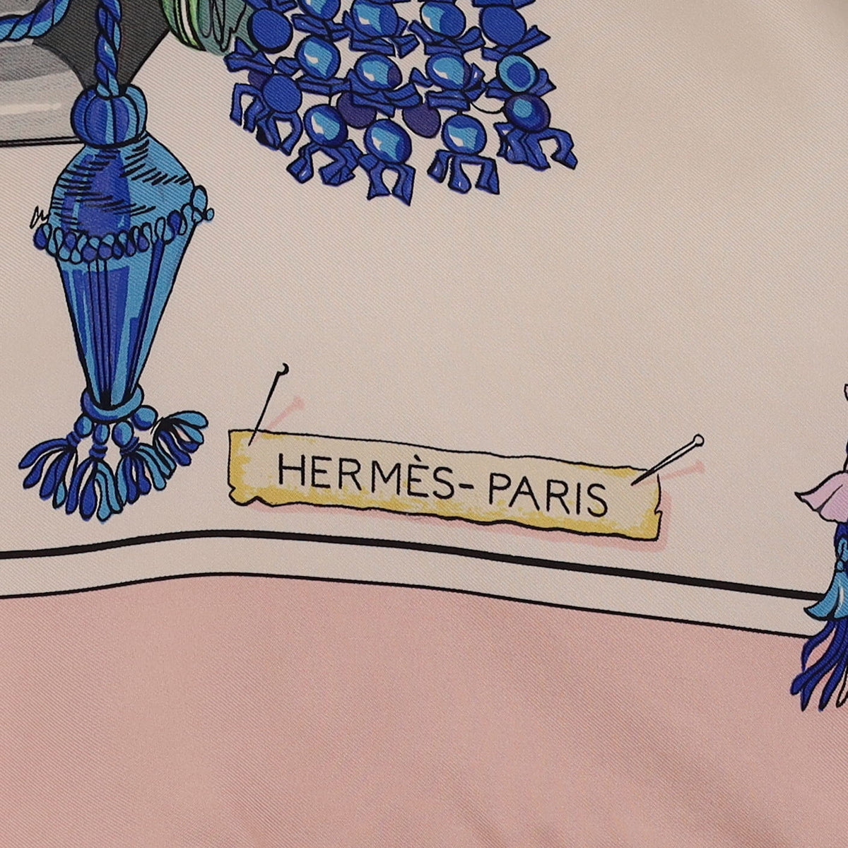 Hermès Passementerie Silk Scarf