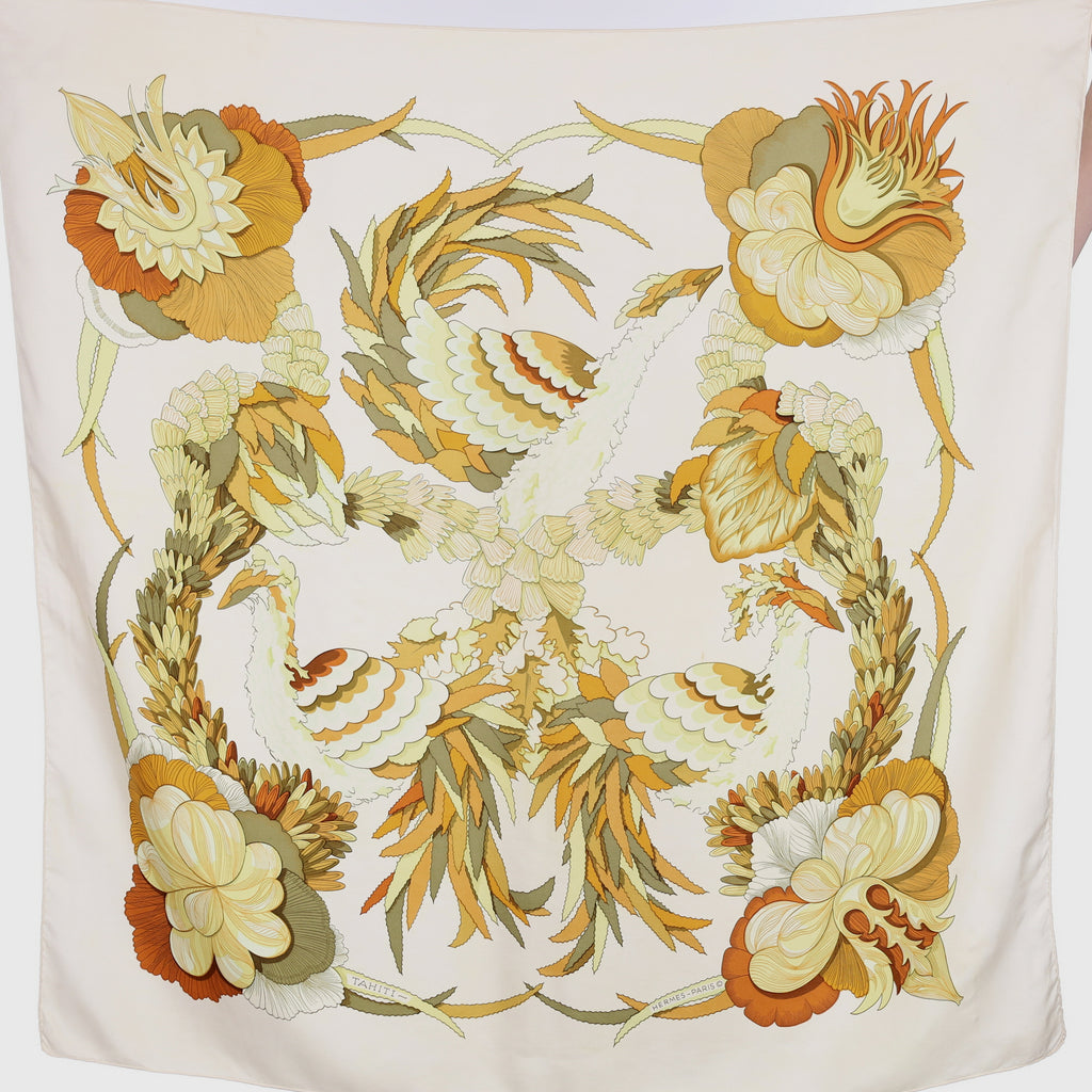 Hermès Tahiti Silk Scarf
