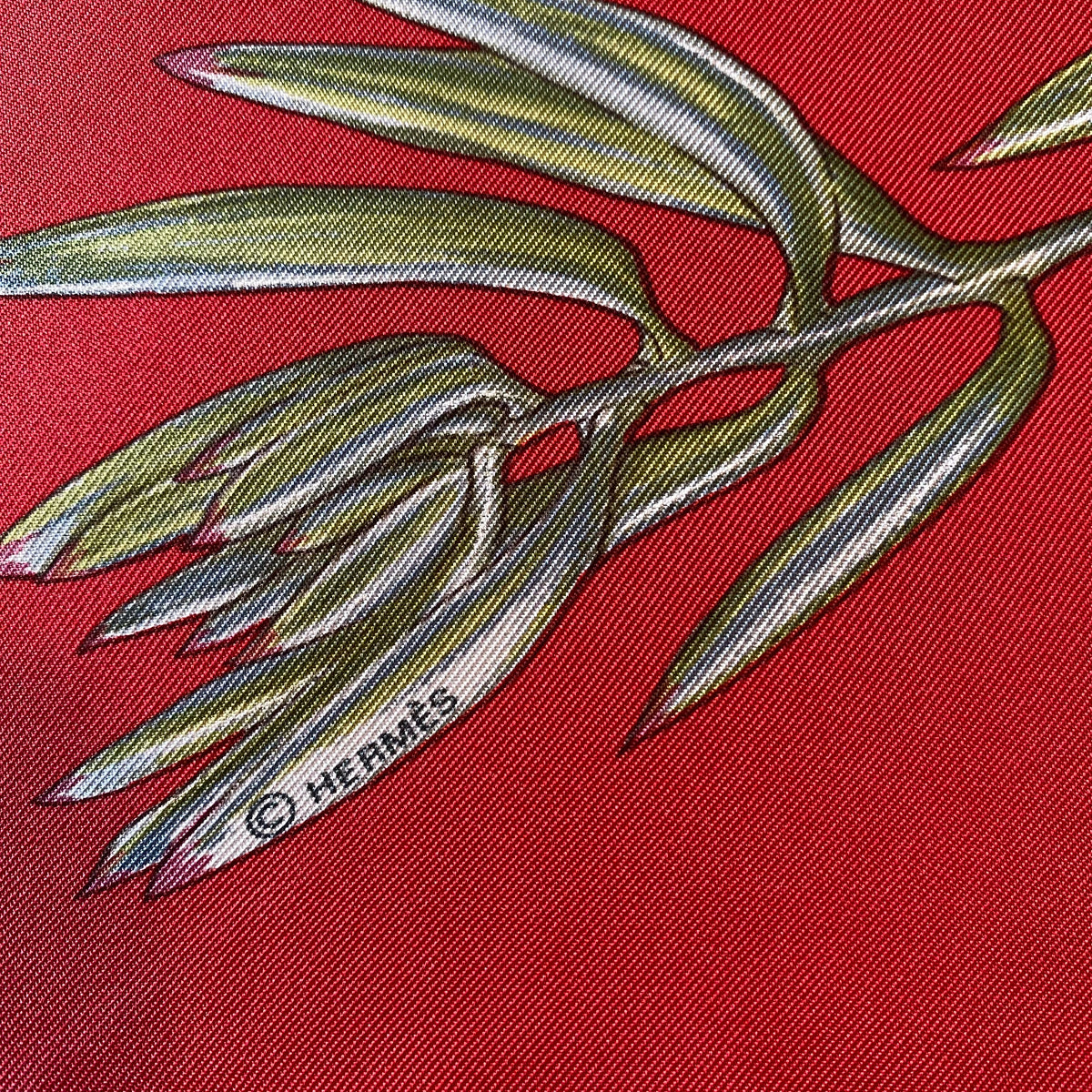 Hermès Jardins Secret Silk Scarf