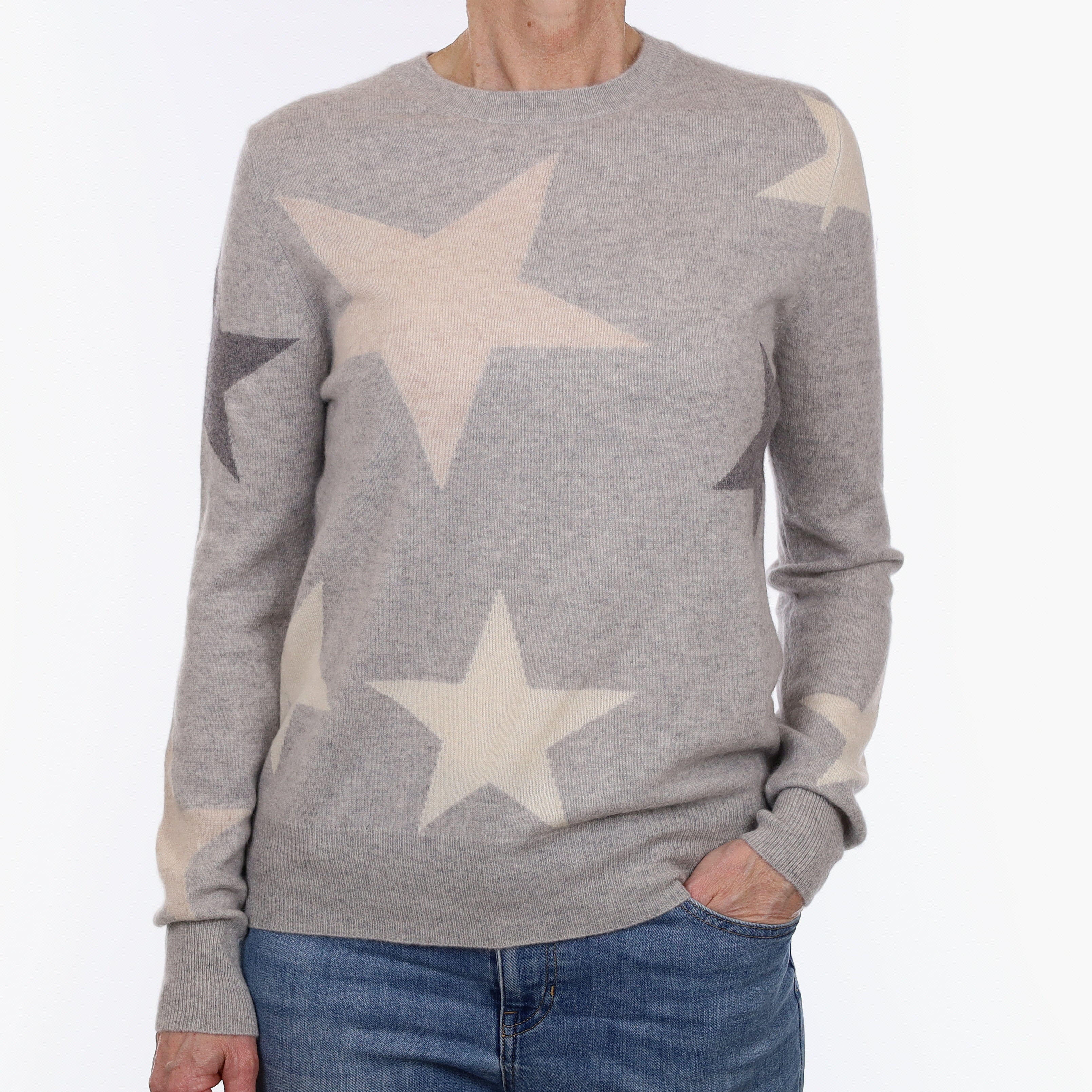 Grey Star Cashmere Crew Neck Jumper Small