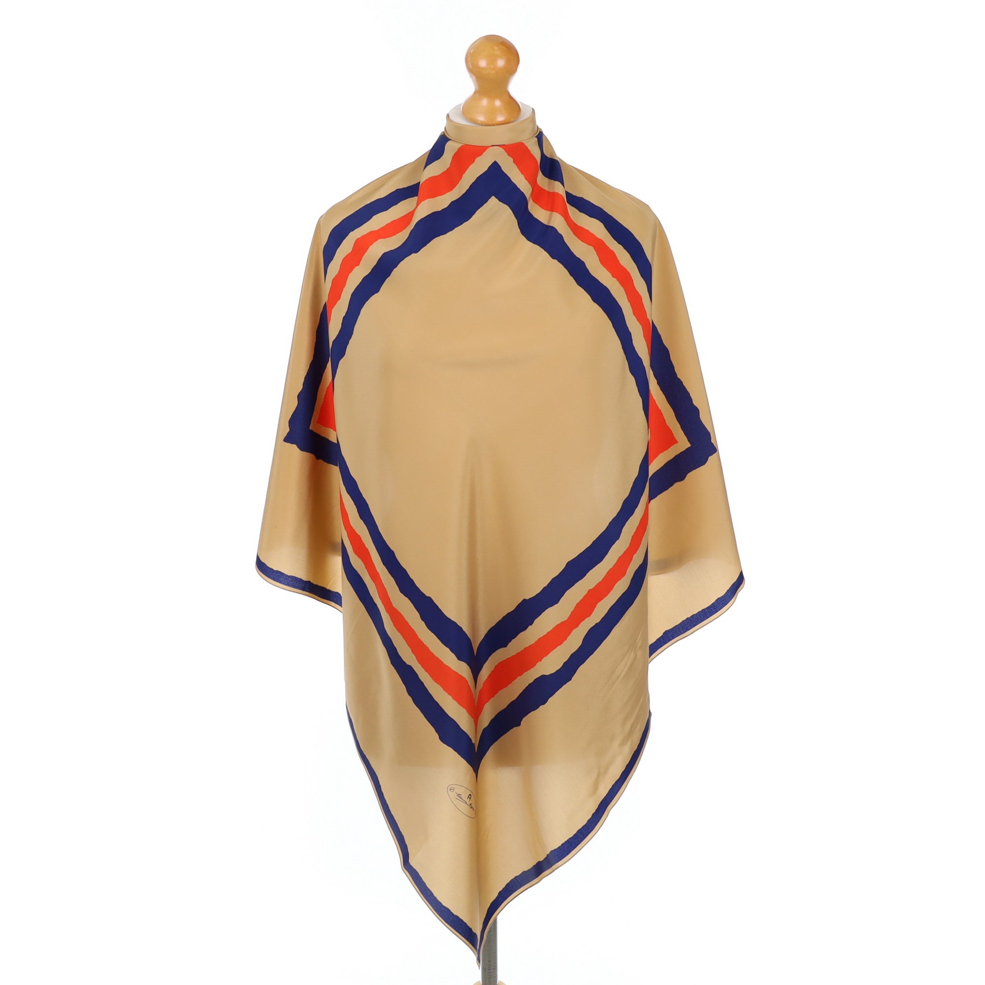 Etienne Aigner French Vintage Silk Scarf
