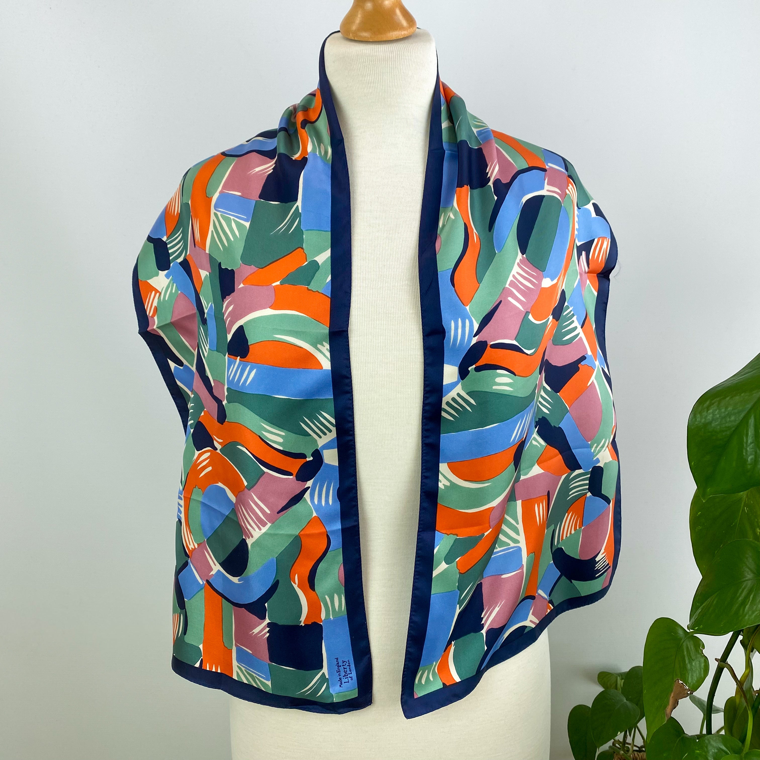 70’s Liberty Long Silk Scarf
