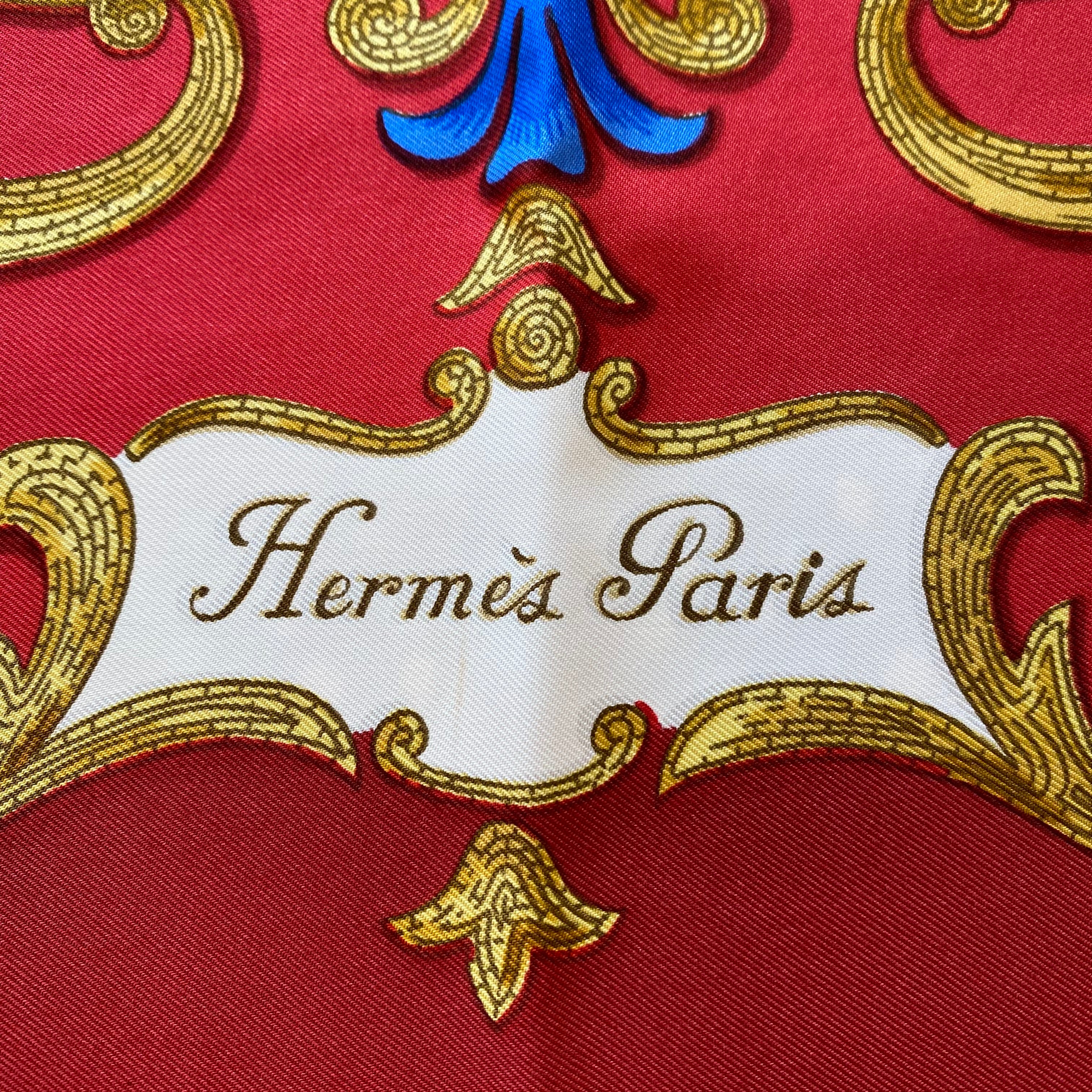 Hermès Cheval Turc Silk Scarf