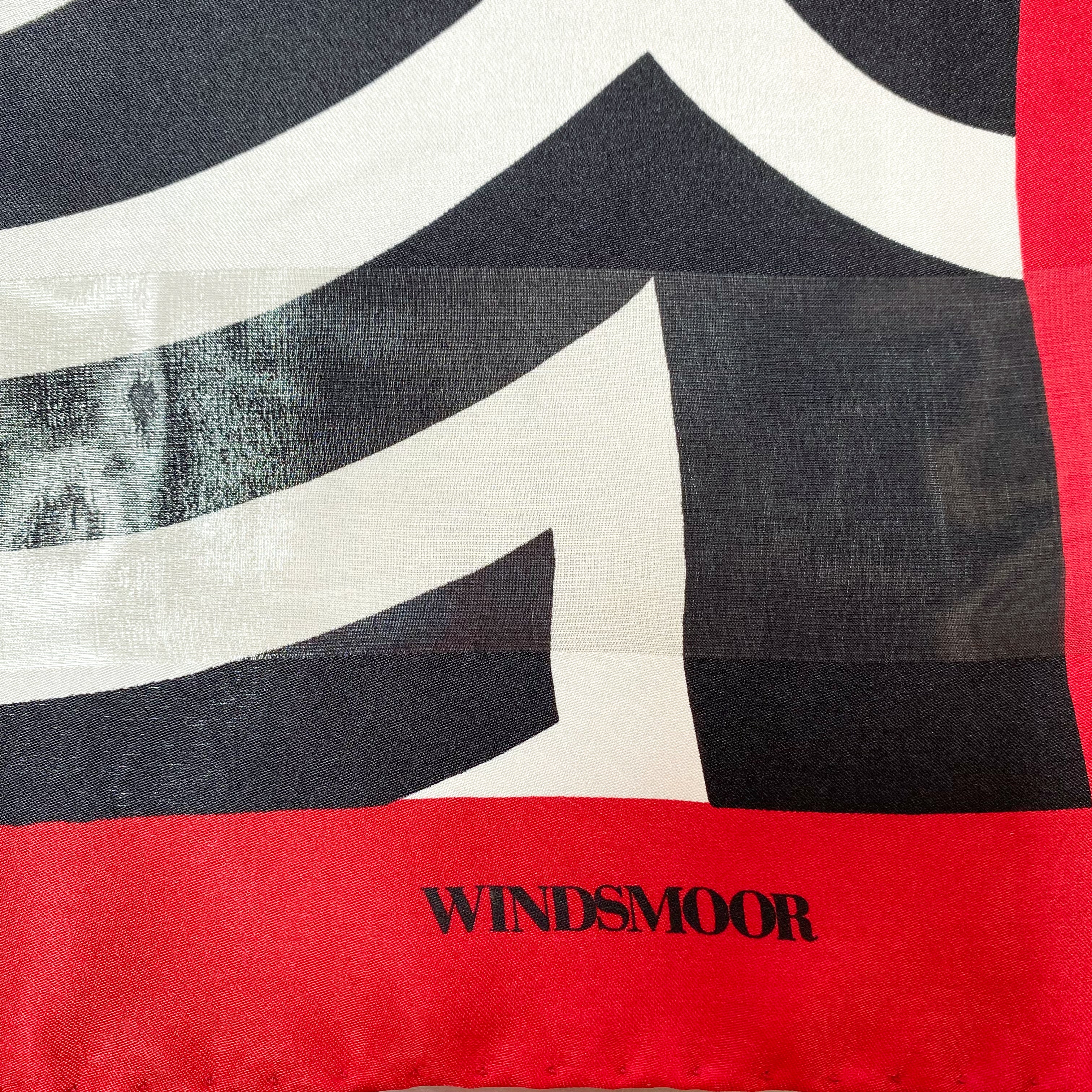 1980s Windsmoor Vintage Silk Scarf