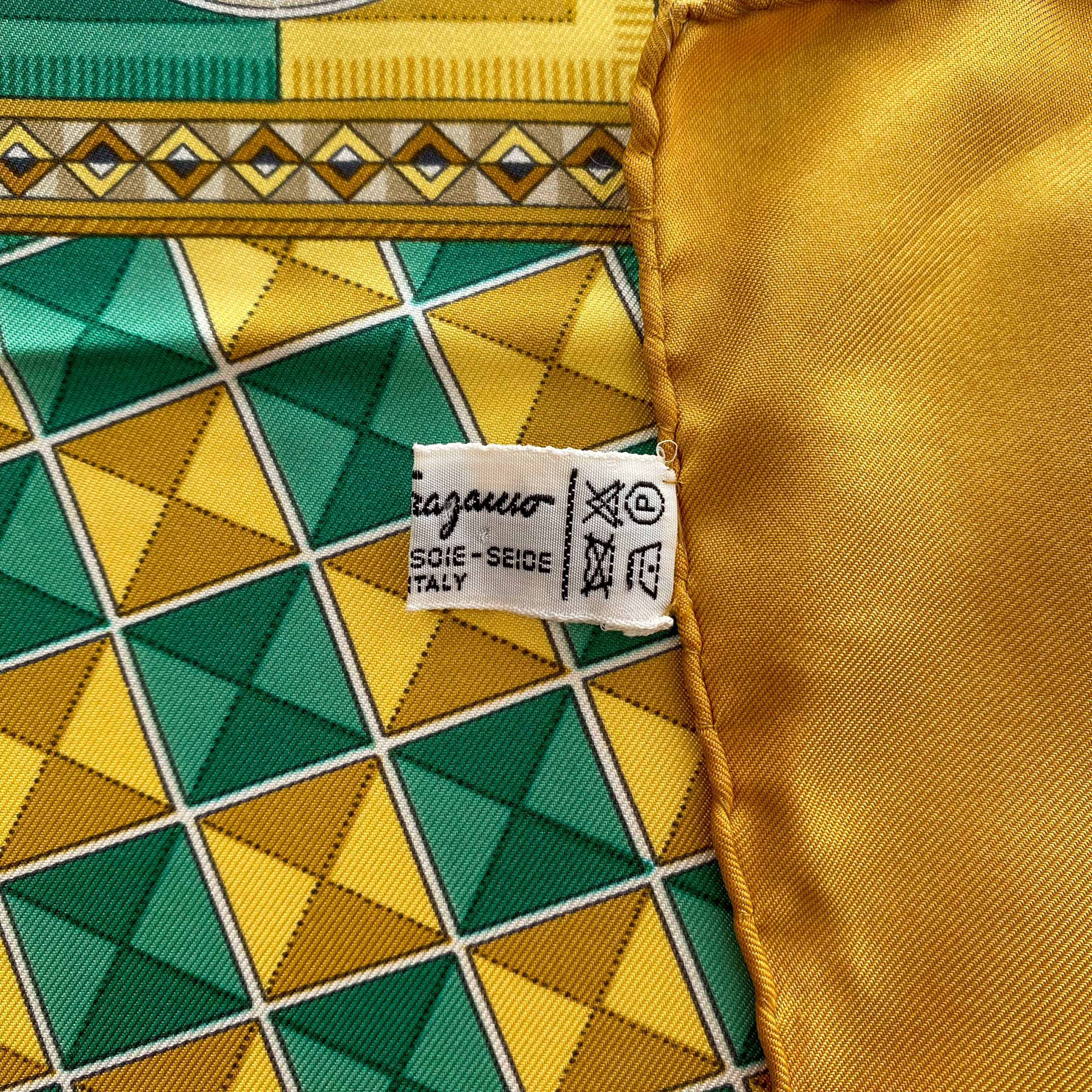 Immaculate Salvatore Ferragamo Silk Scarf