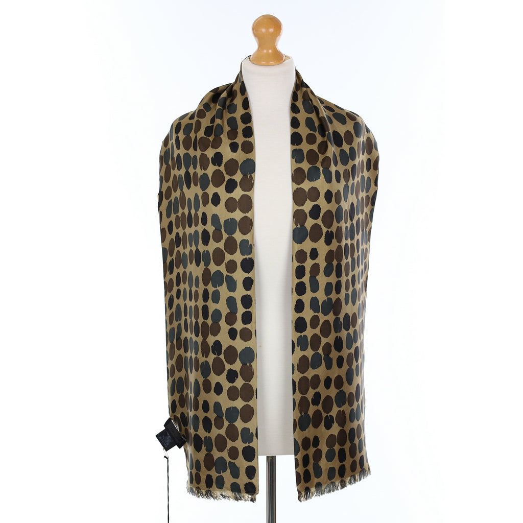 Brand New Nicole Farhi Spotted Silk Scarf