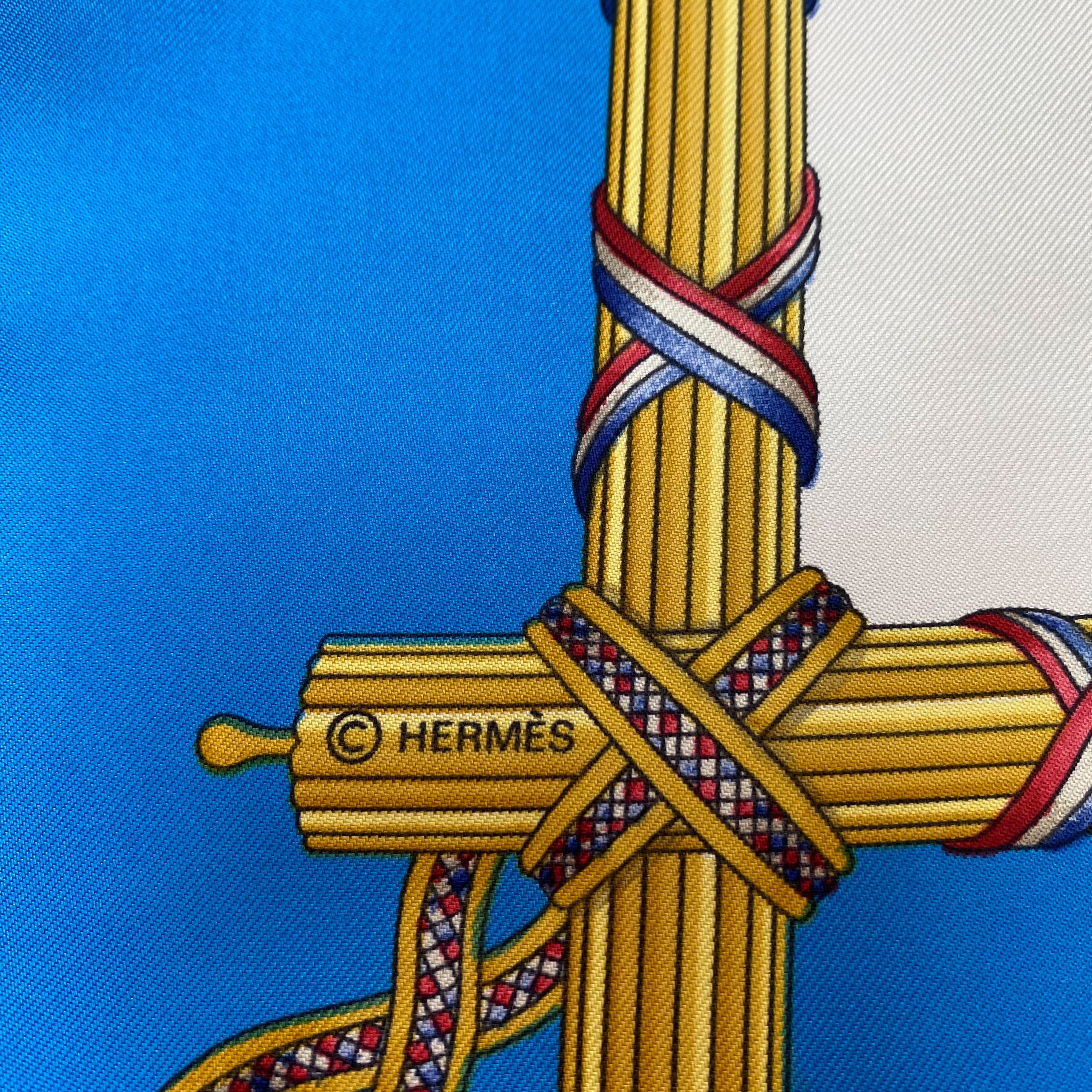 Boxed Hermes Liberte Egalite 1988 Designer Silk Scarf