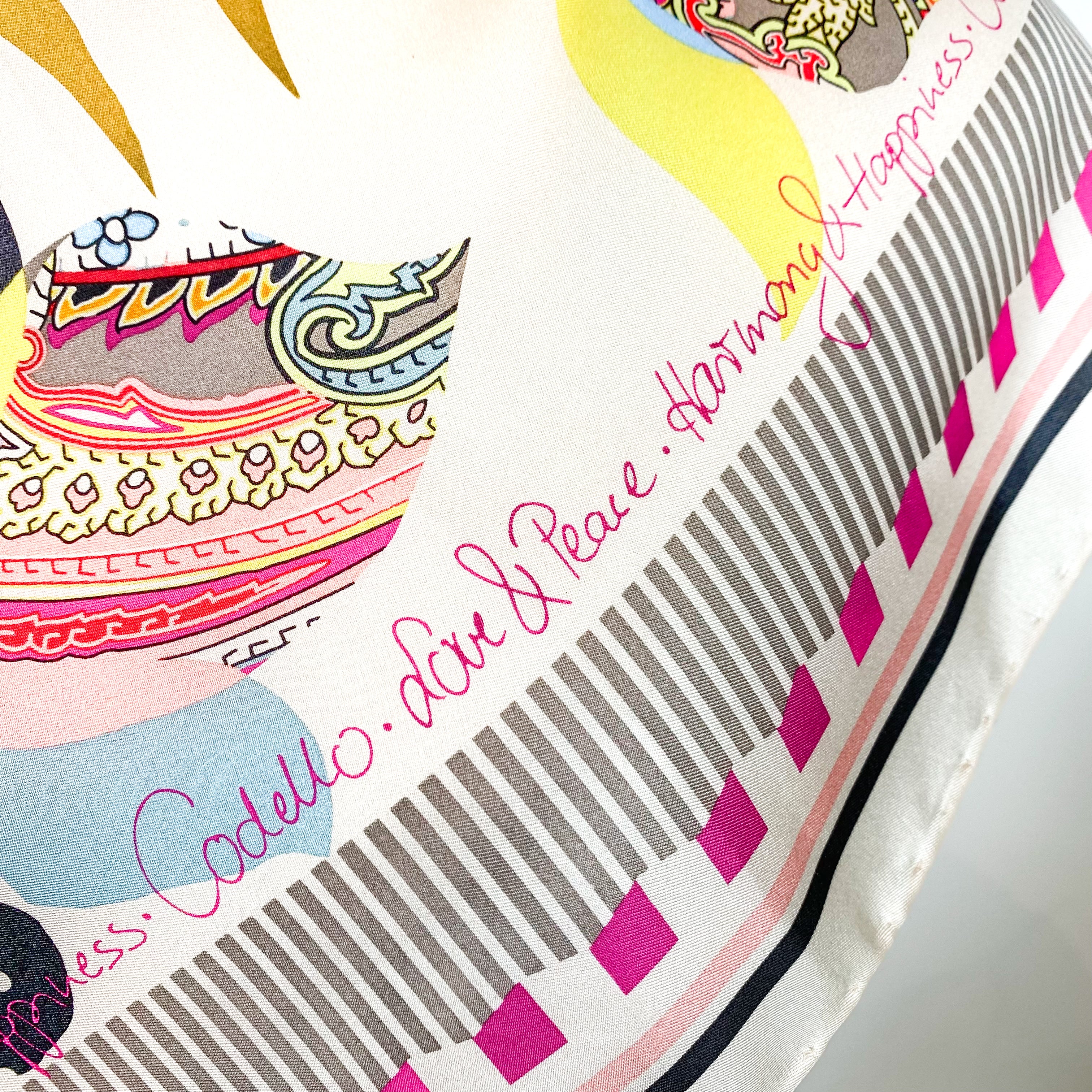Harmony and Happiness Codello Silk Scarf
