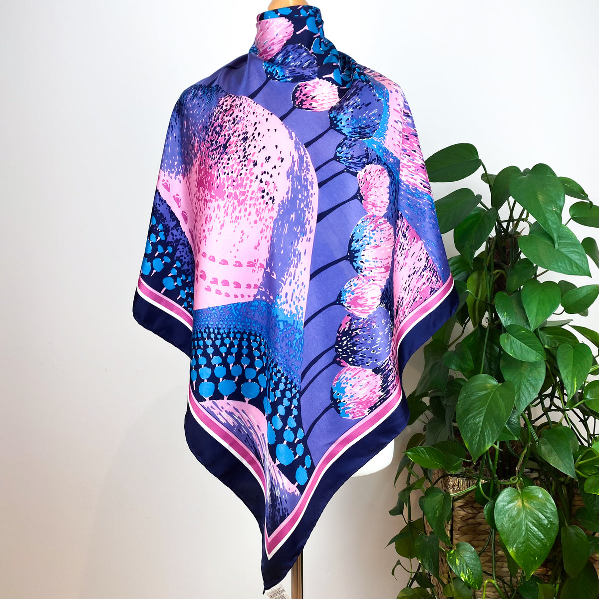Jean Parel Vintage Silk Scarf