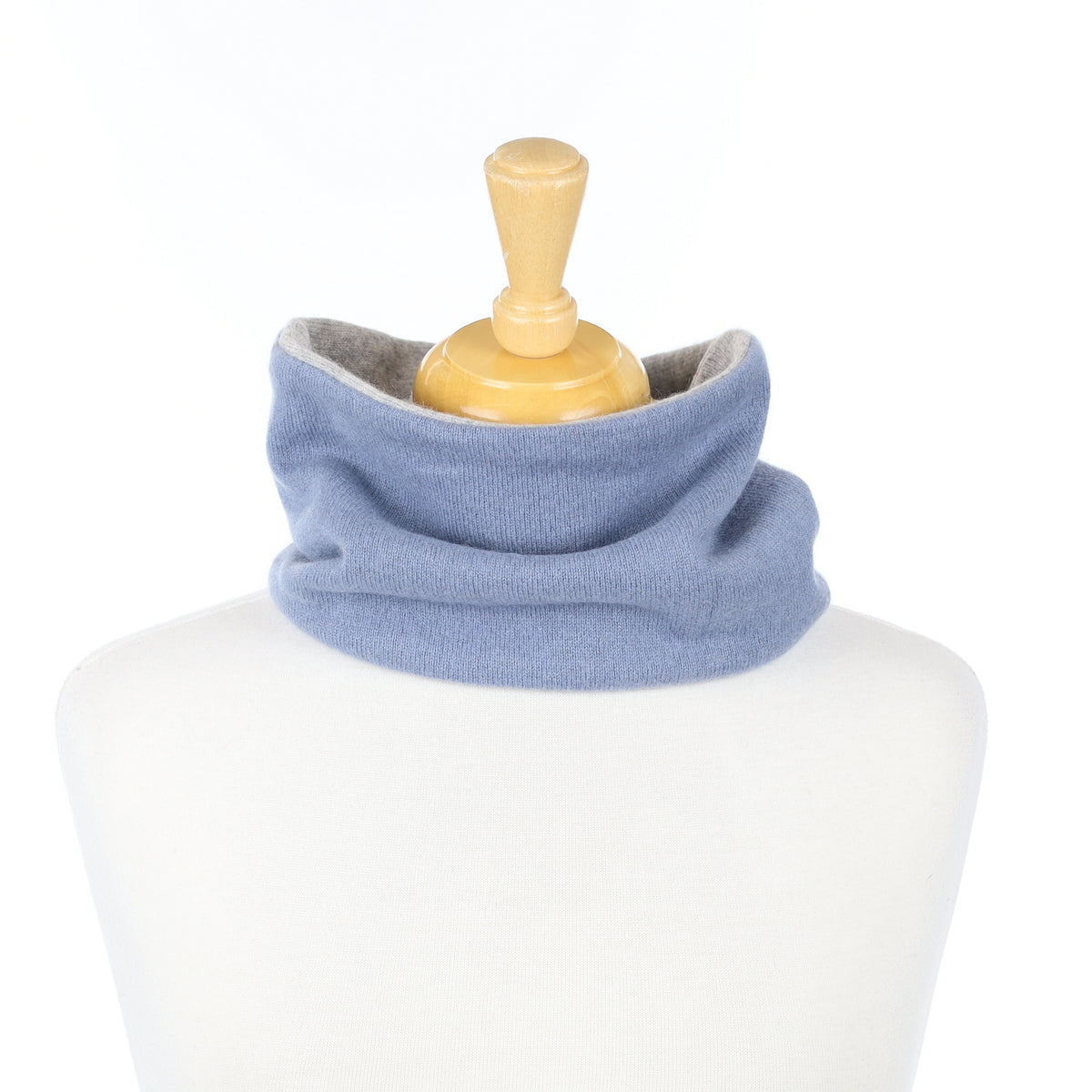 Men’s Dusky Blue and Grey Neck Warmer