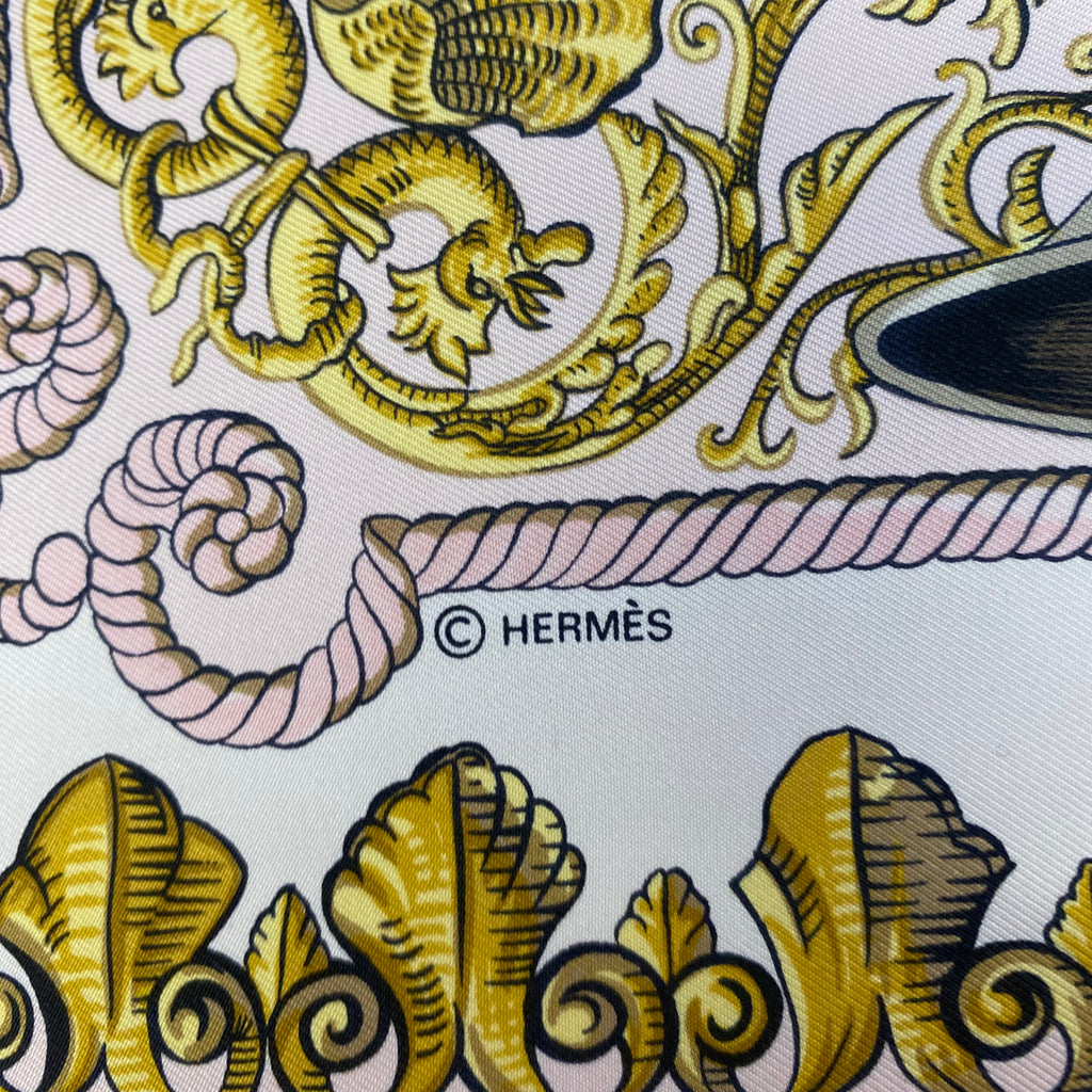 Hermès Lvdovicvs Magnus Silk Scarf