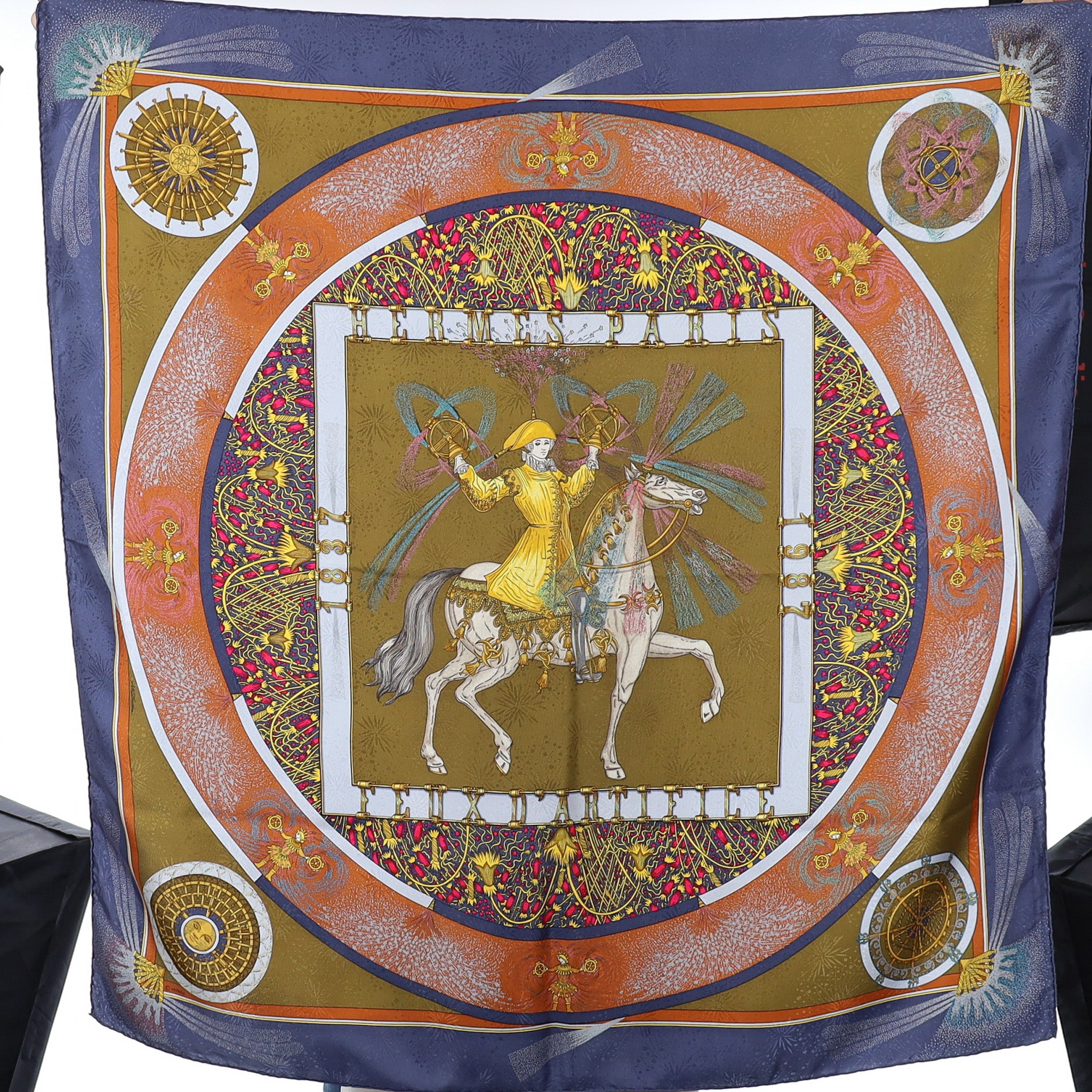 Hermès Feux D’artifice Silk Scarf