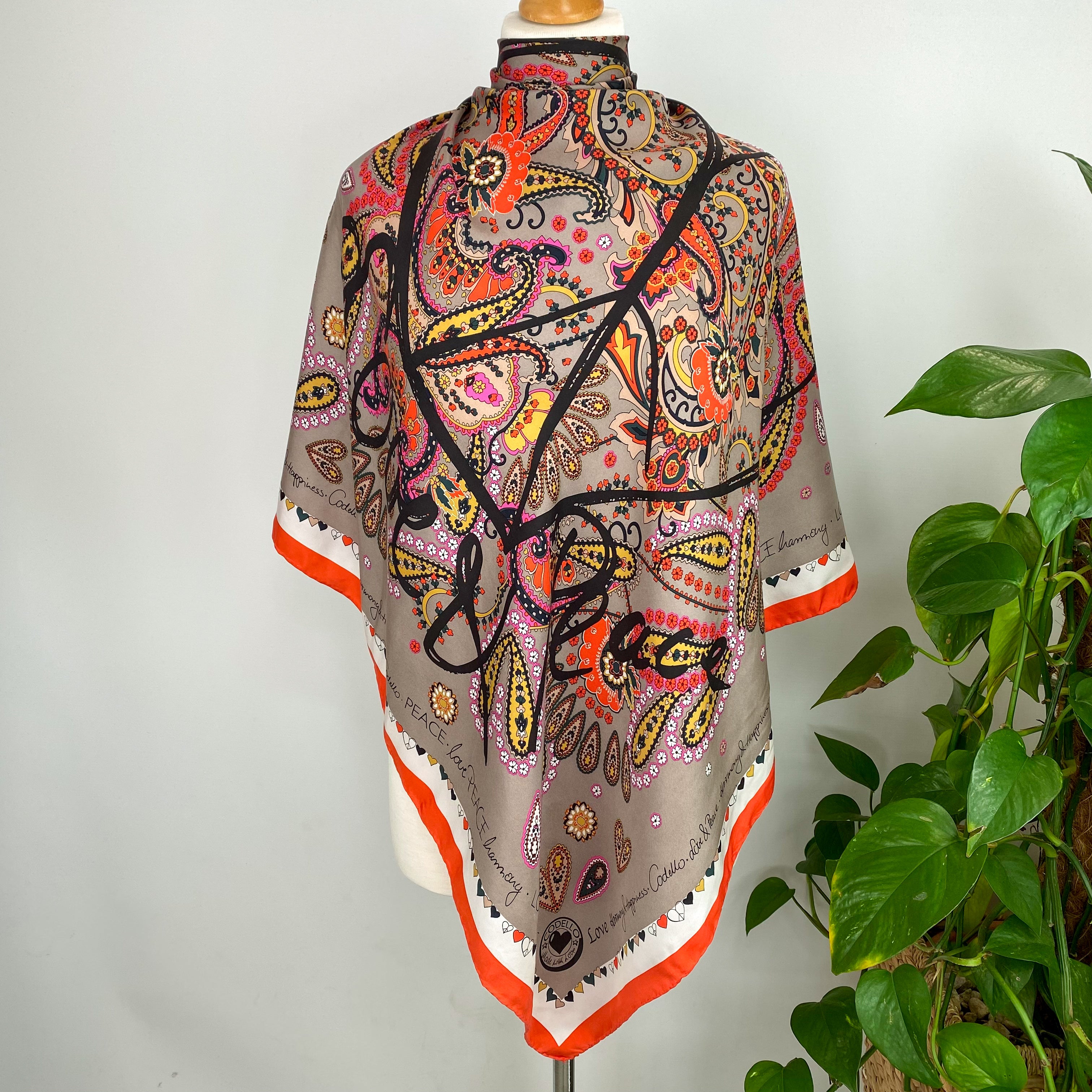 Codello Harmony and Happiness Silk Scarf