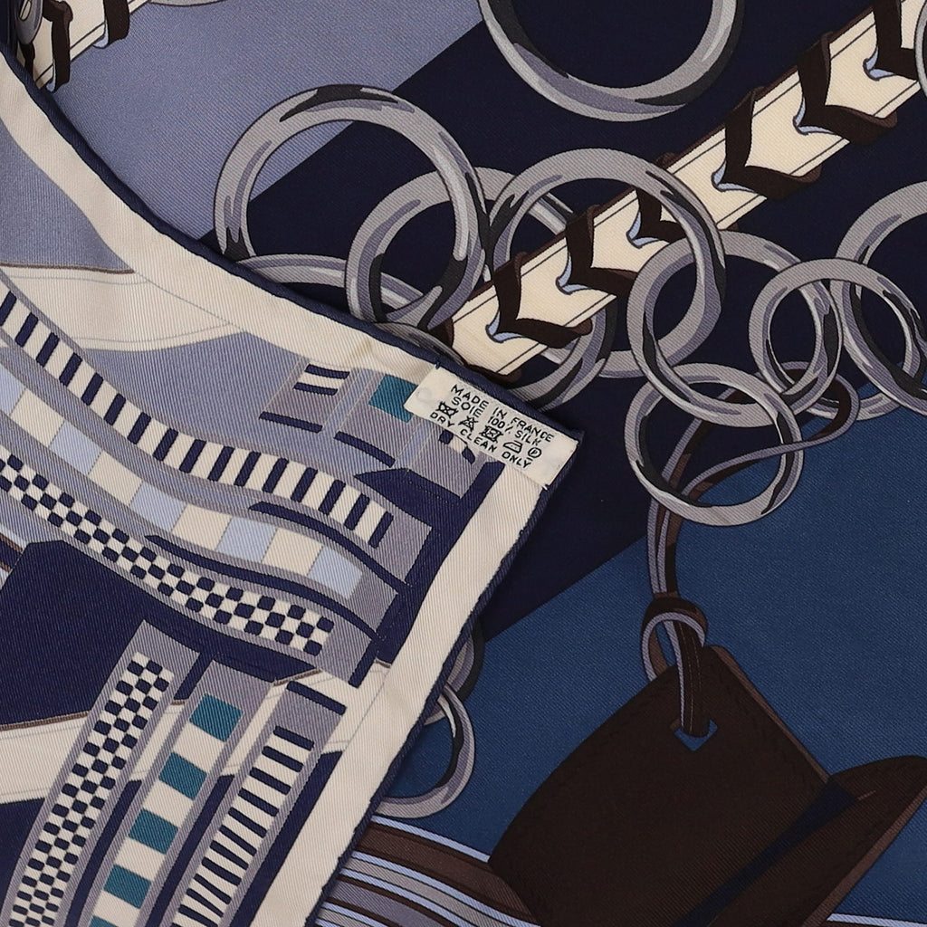 Hermès Brides et Gris-Gris Silk Scarf