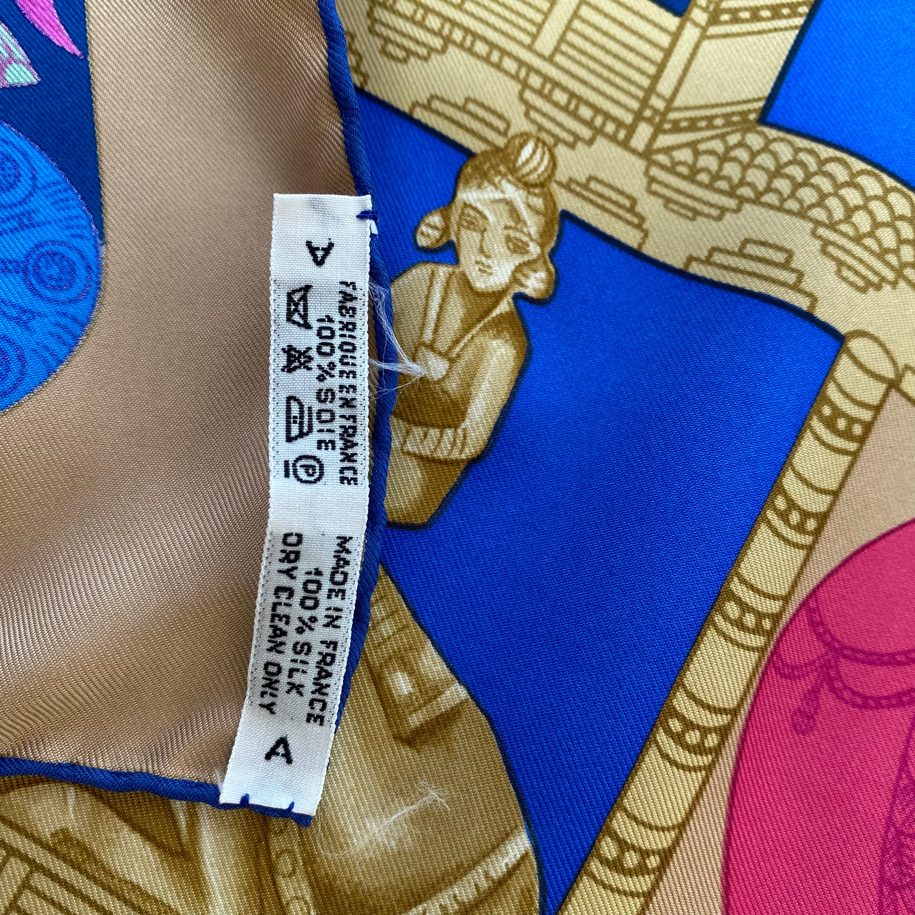 Boxed Hermes Torana Designer Silk Scarf