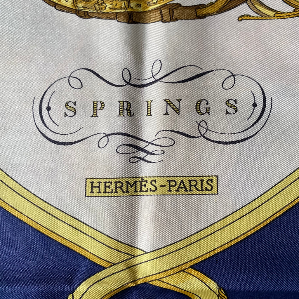 Hermès Springs Silk Scarf