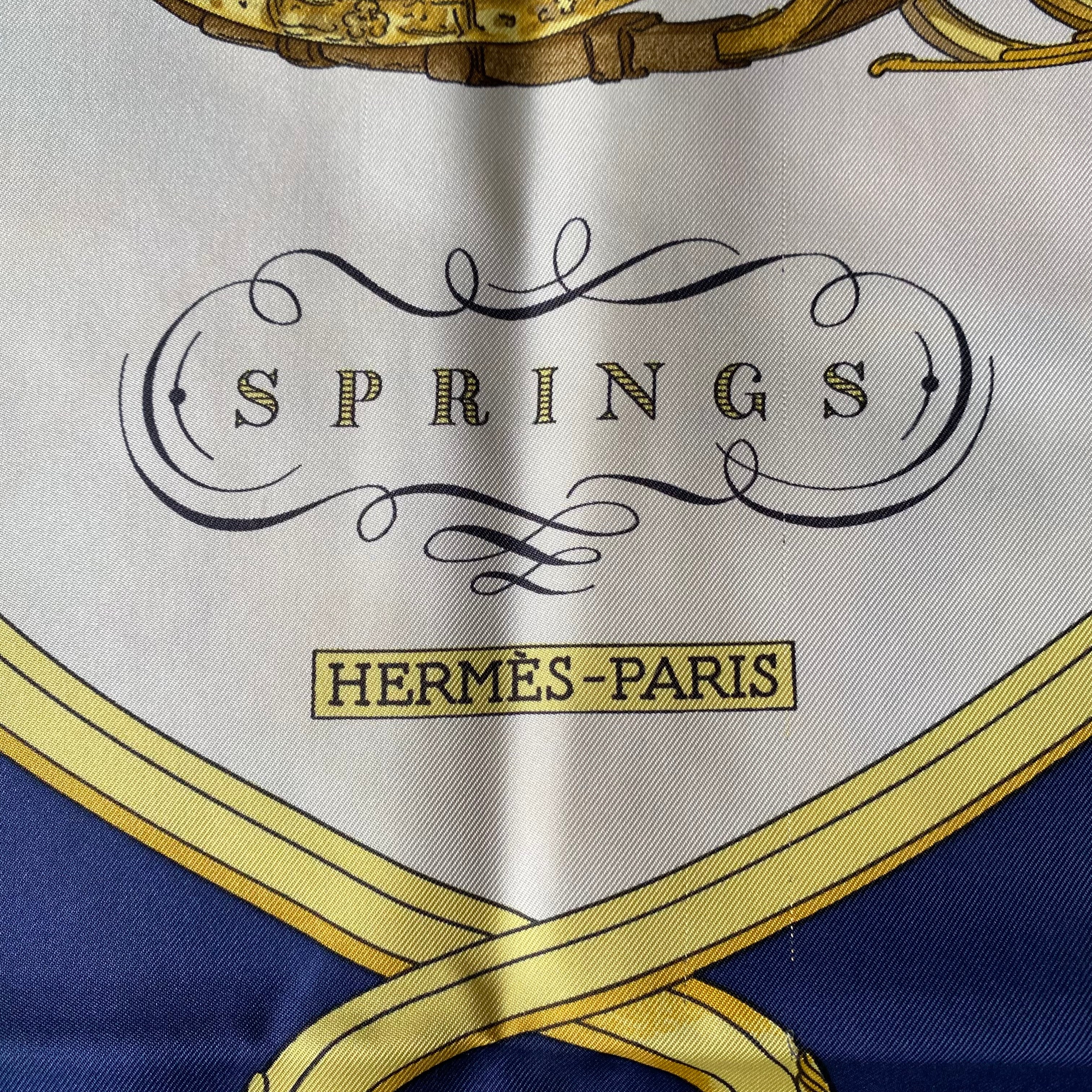 Hermès Springs Silk Scarf