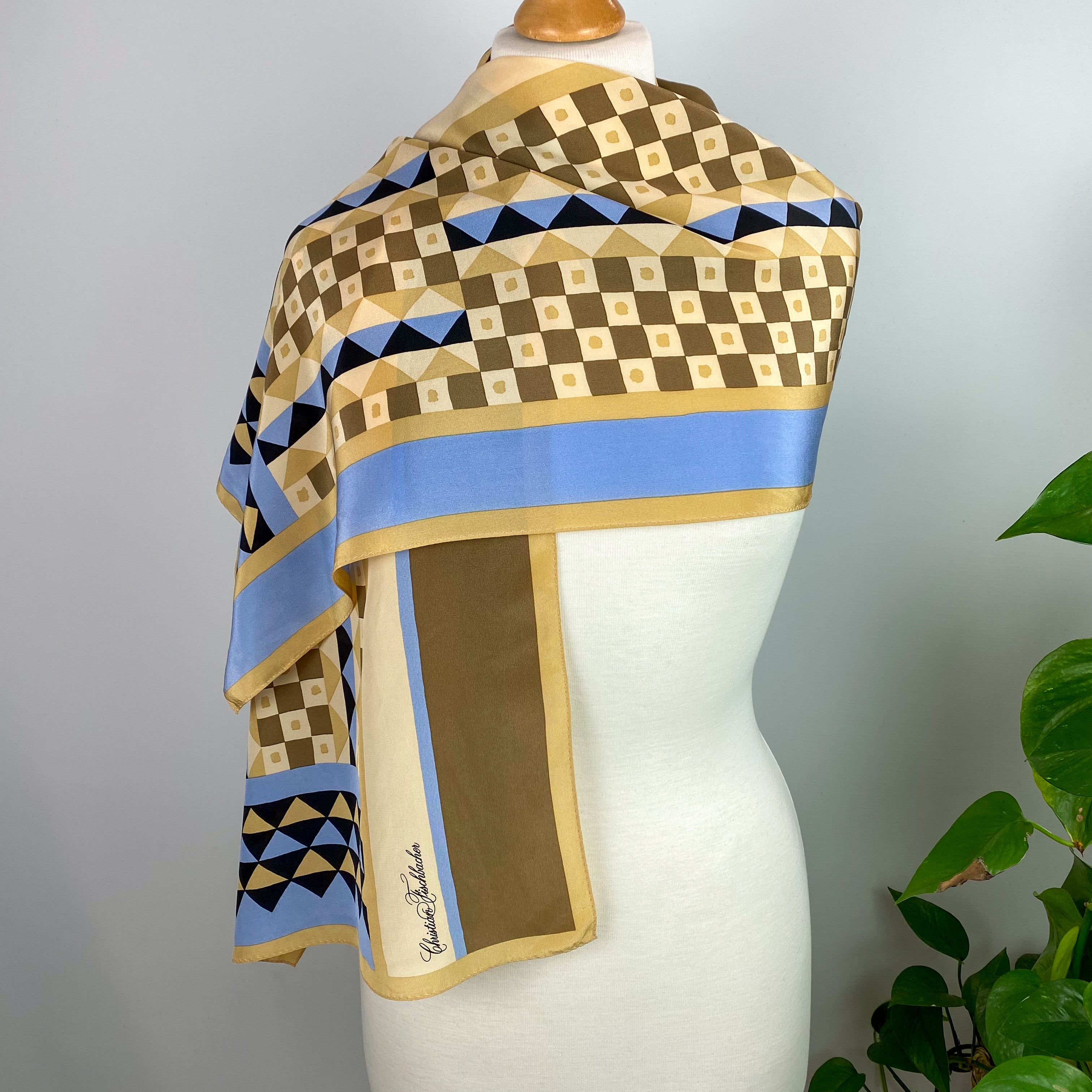 Christian Fischbacher Long Silk Scarf