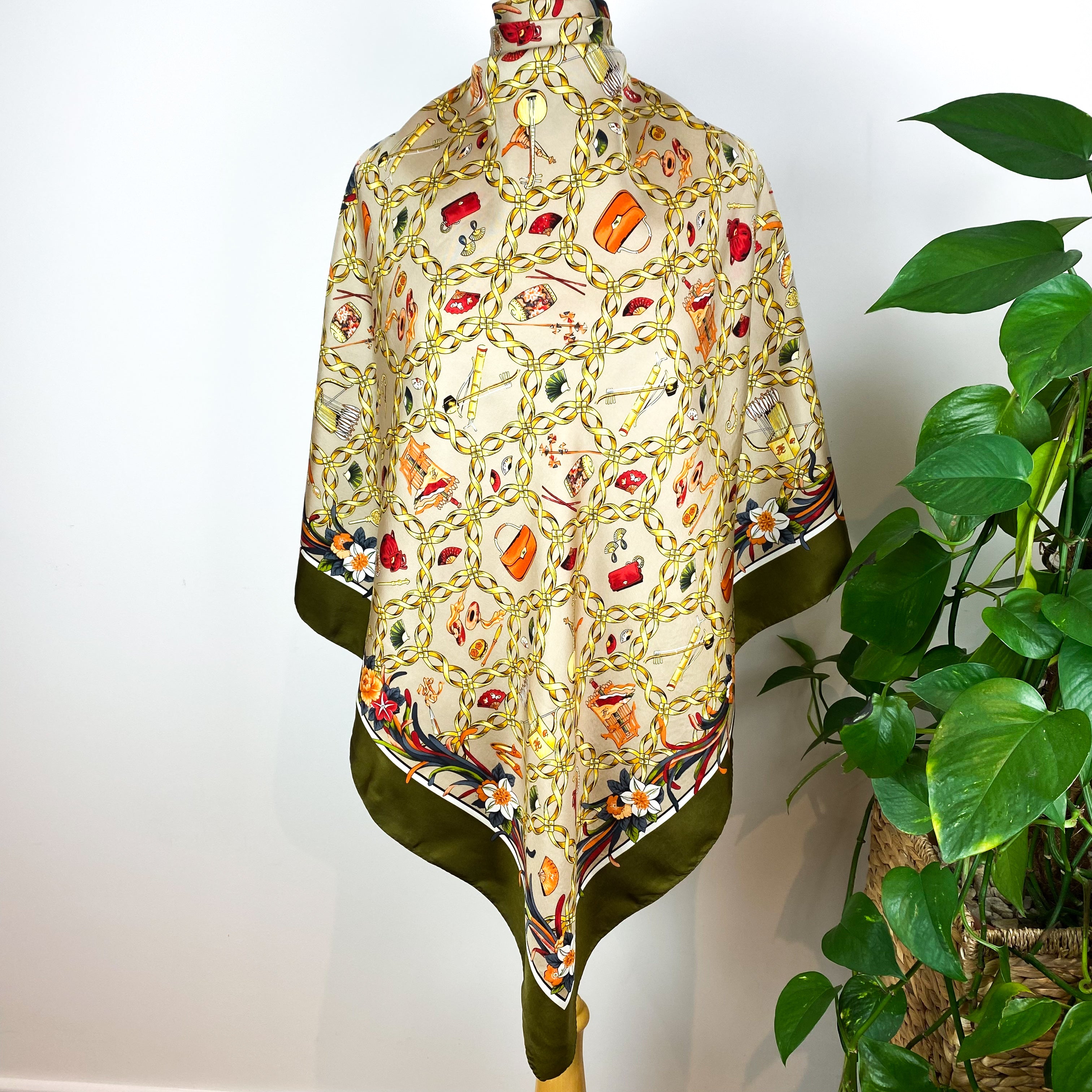 Karl Lagerfeld Vintage Silk Scarf