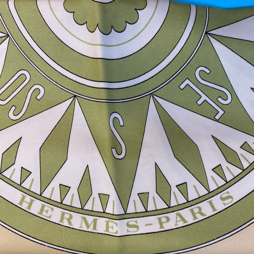 Hermès Sextants Silk Scarf