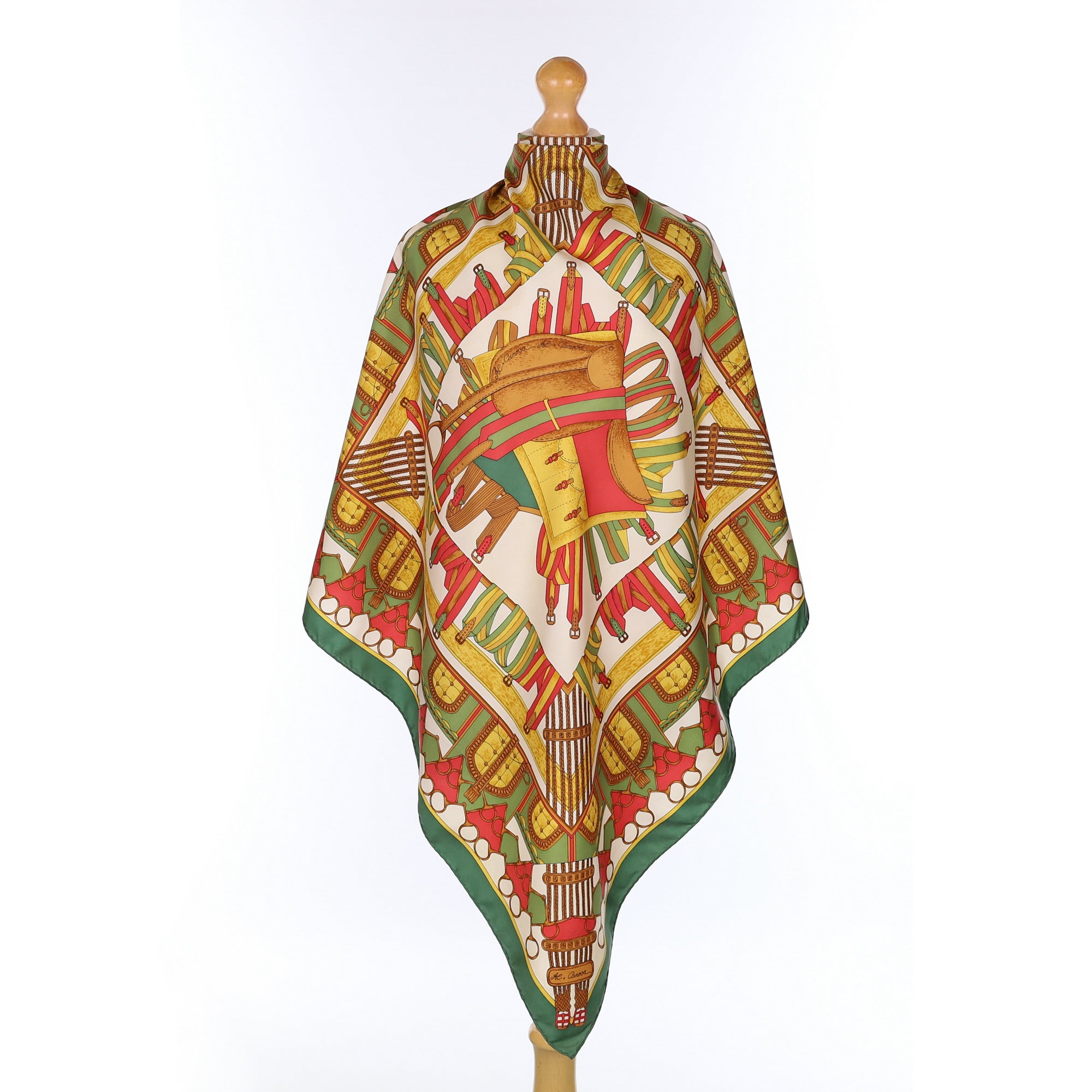 AC Canova Equestrian Silk Scarf
