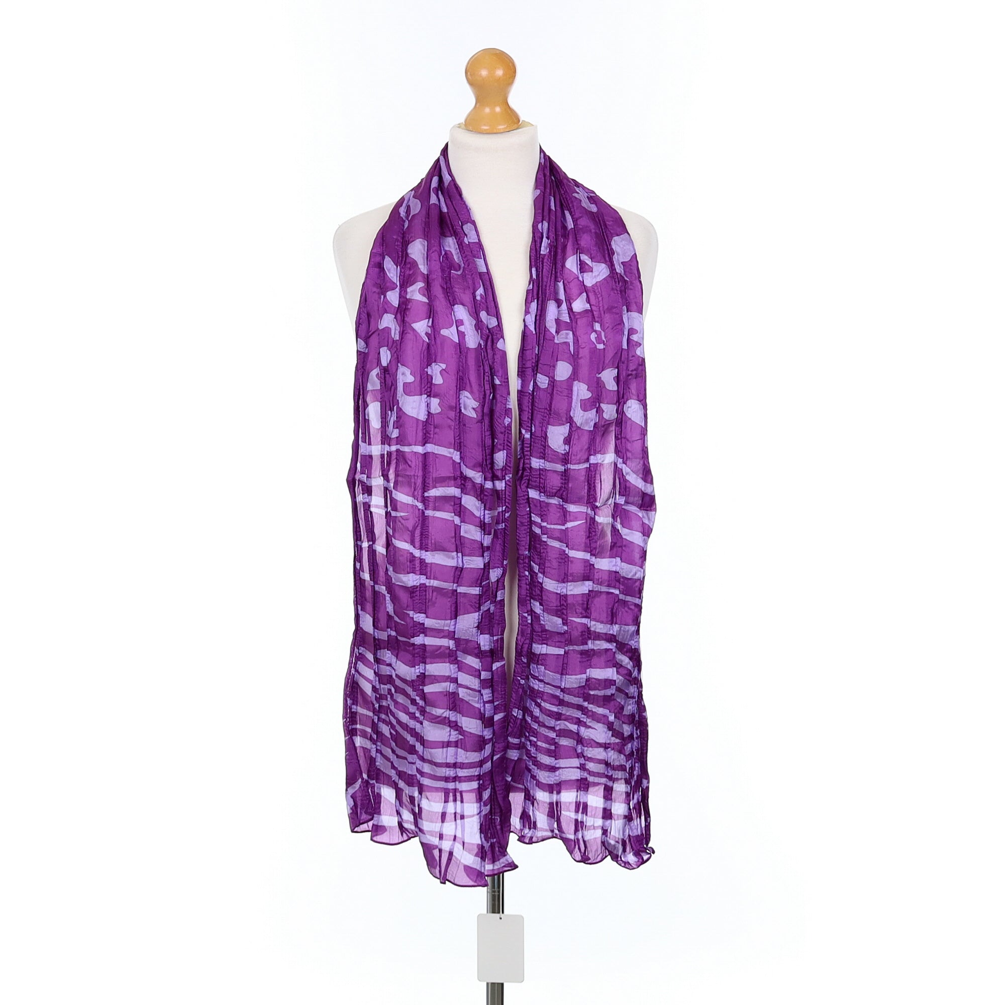 Brand New Patra Crinkle Silk Scarf