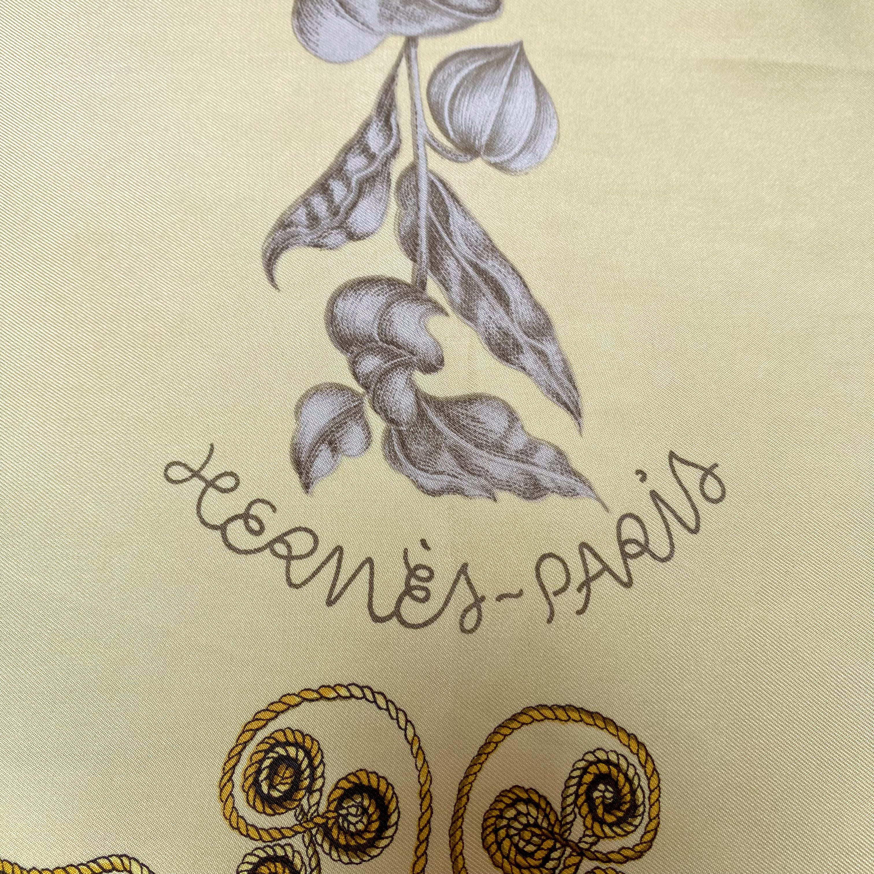 Hermès Arabesques 1963 Vintage Silk Scarf