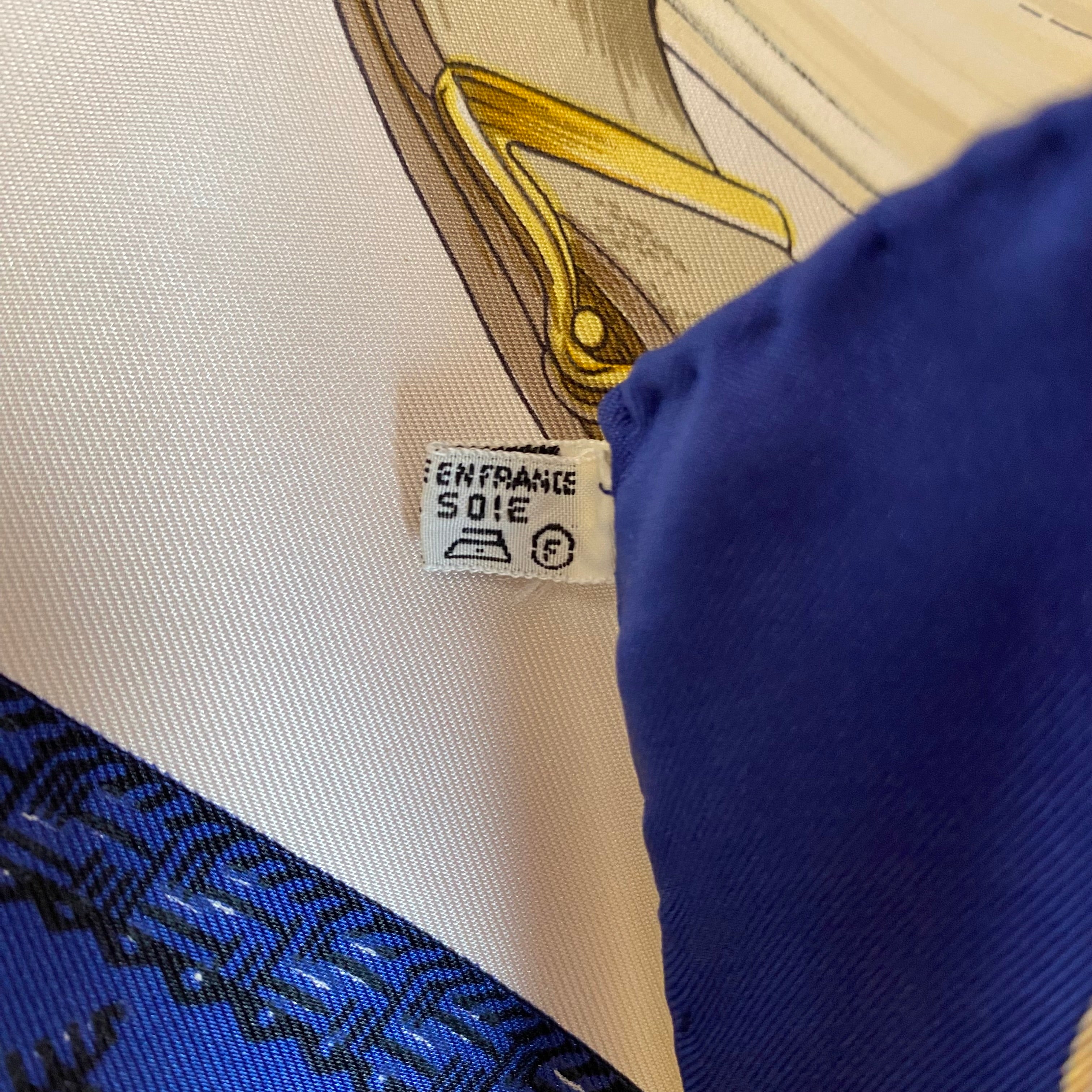 Hermès Etriers Silk Scarf