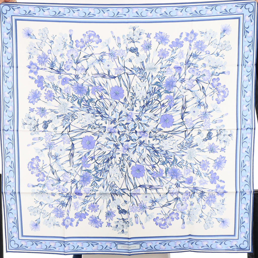 Brand New Jim Thompson Floral Silk Scarf