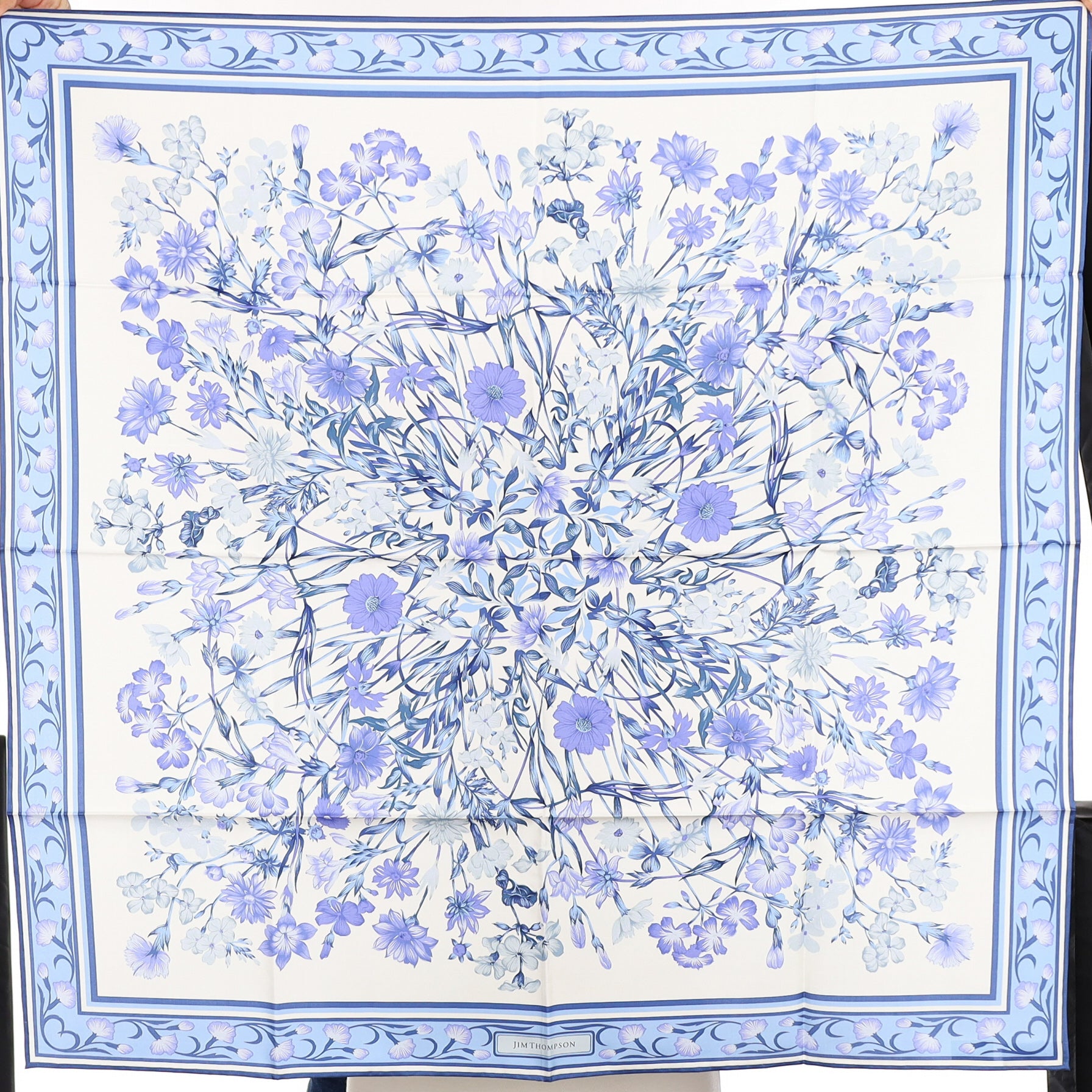 Brand New Jim Thompson Floral Silk Scarf