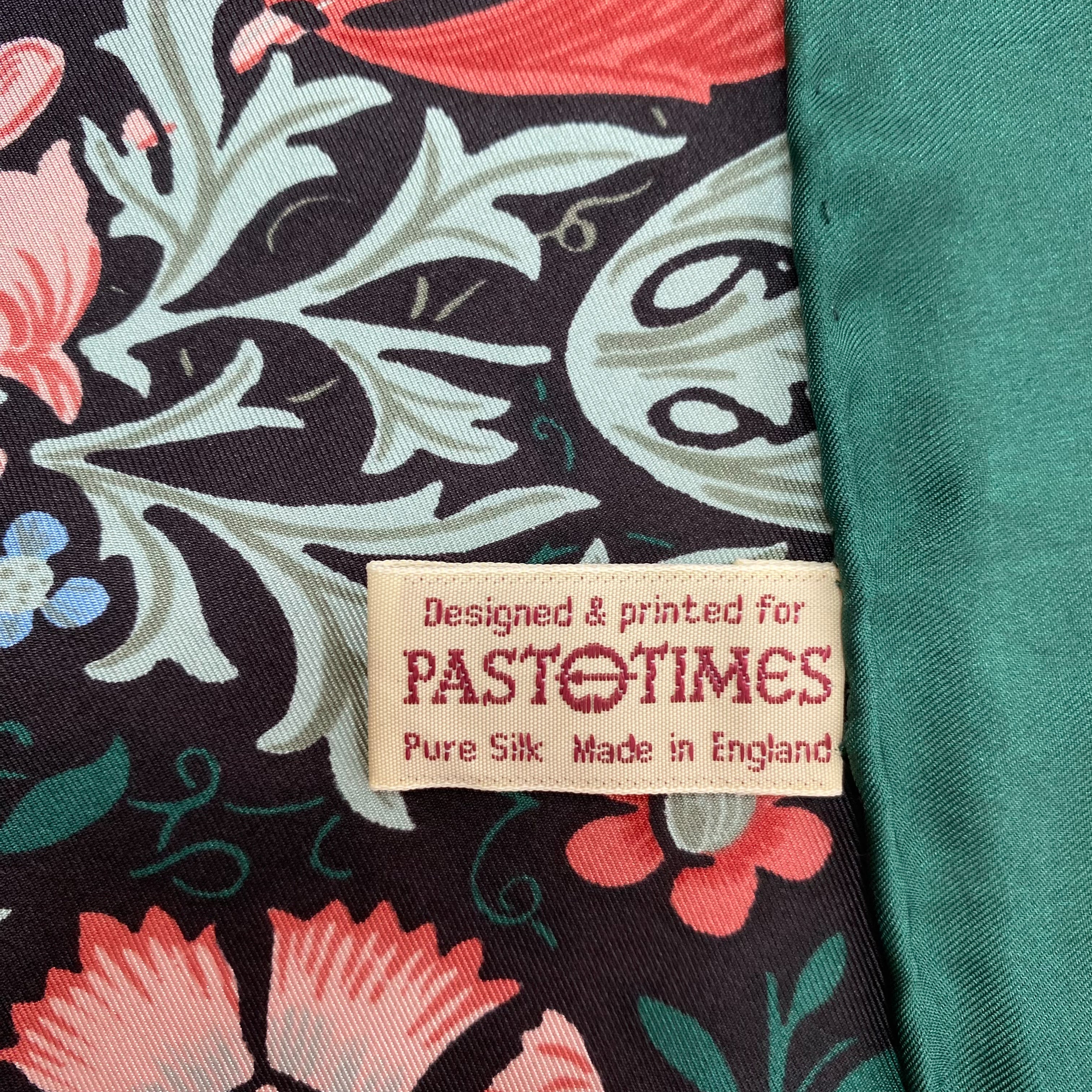 Past Times Floral Vintage Silk Scarf