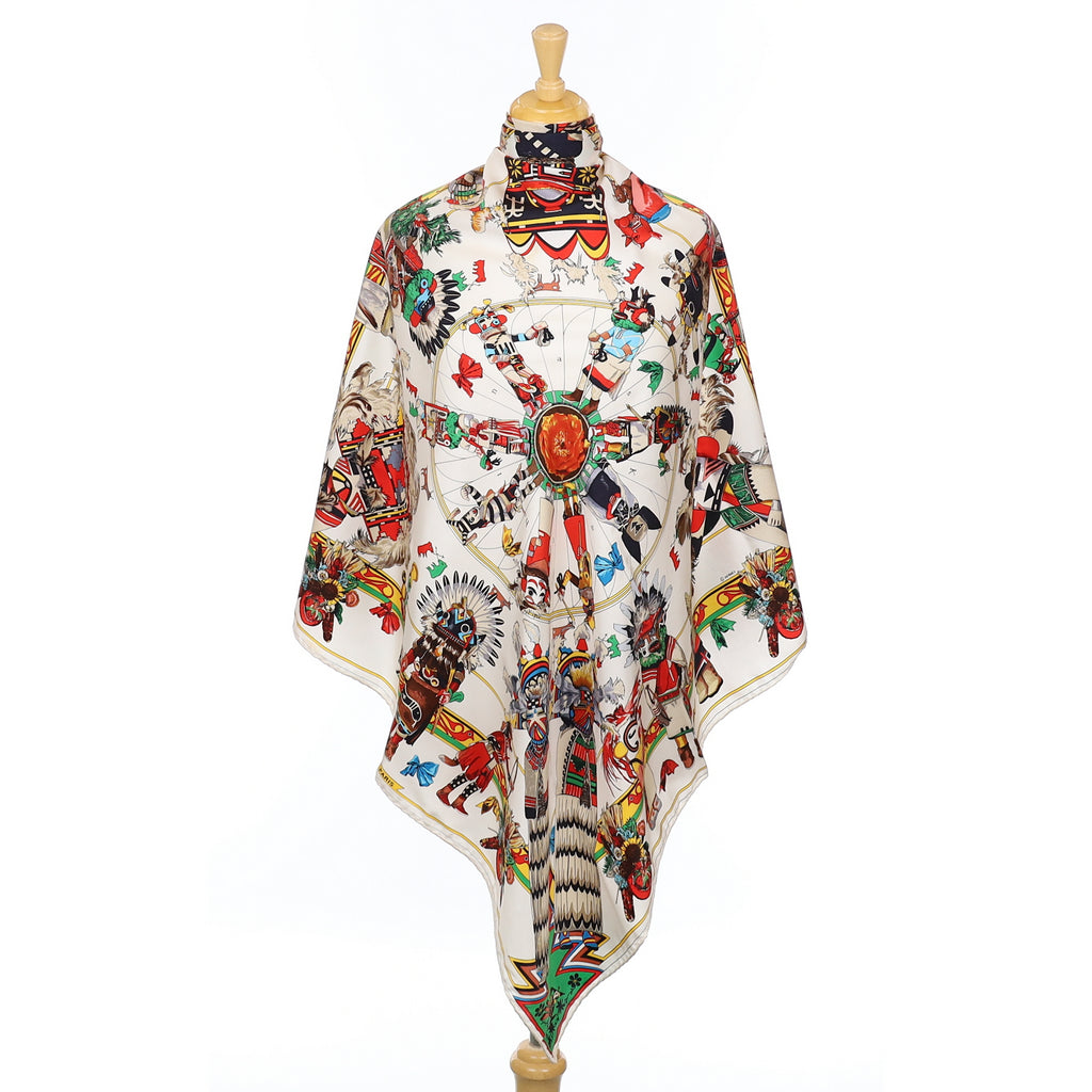Hermès Kachinas Silk Scarf Rare