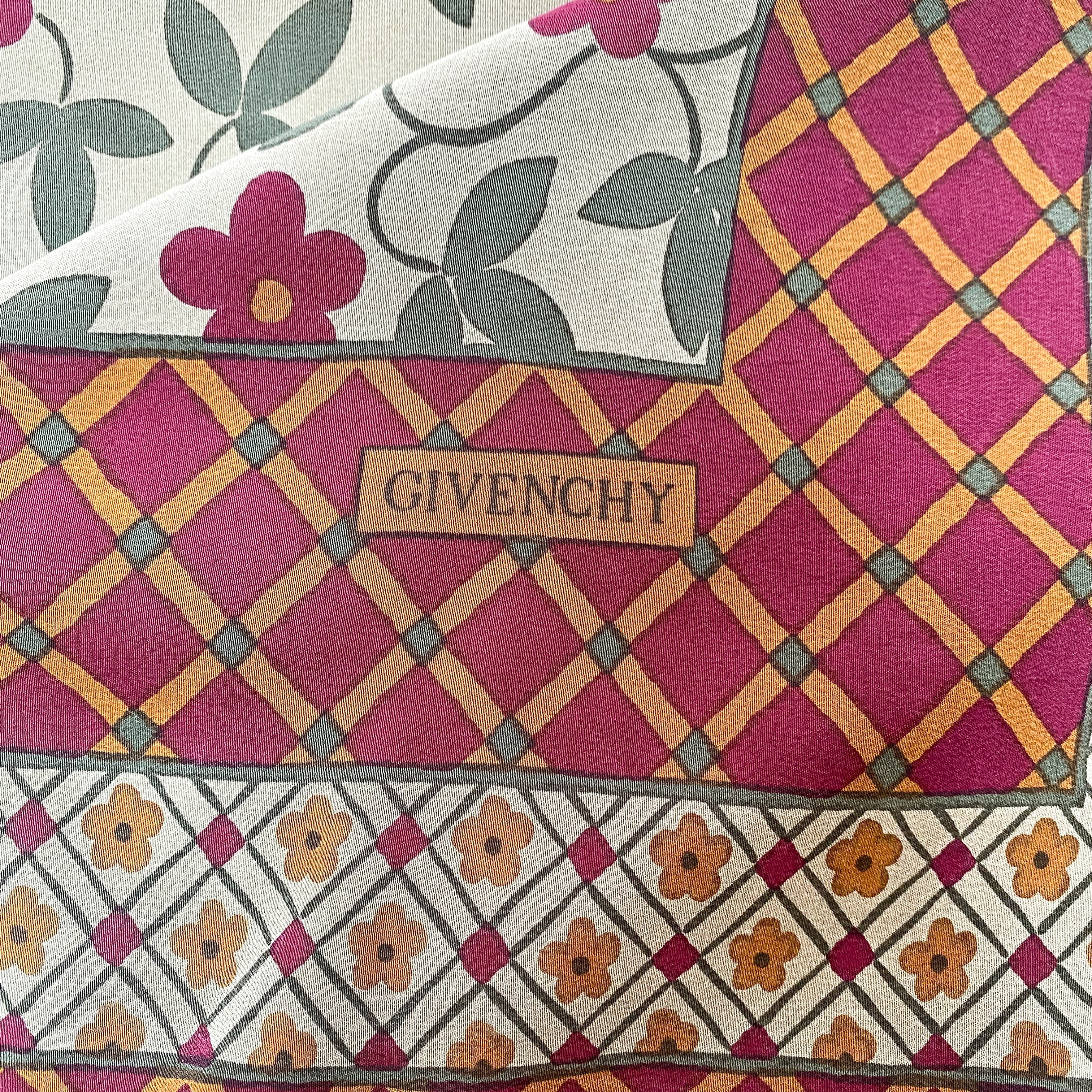 Vintage Givenchy Silk Scarf
