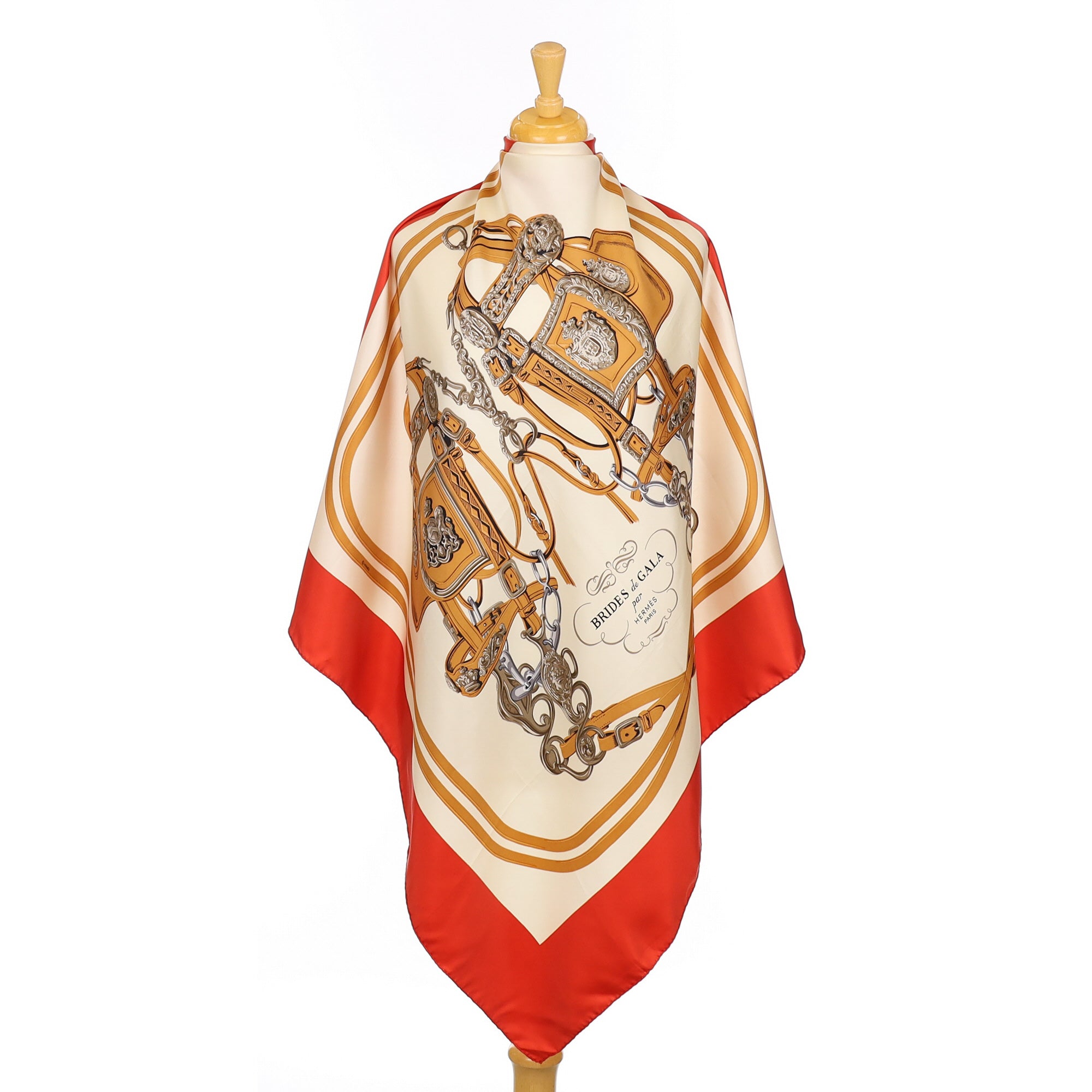 Immaculate Hermès Brides de Gala Silk Scarf