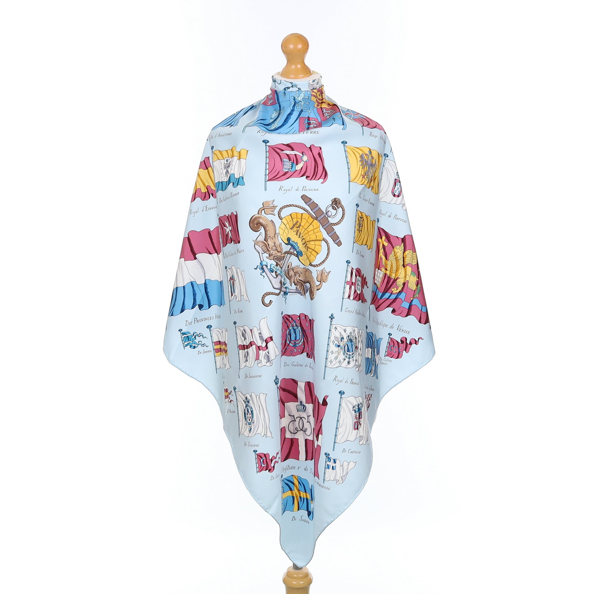 Hermès Pavois Silk Scarf