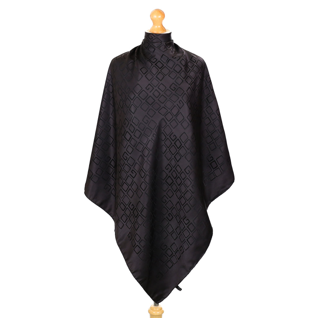 Gucci Black Vintage Silk Scarf