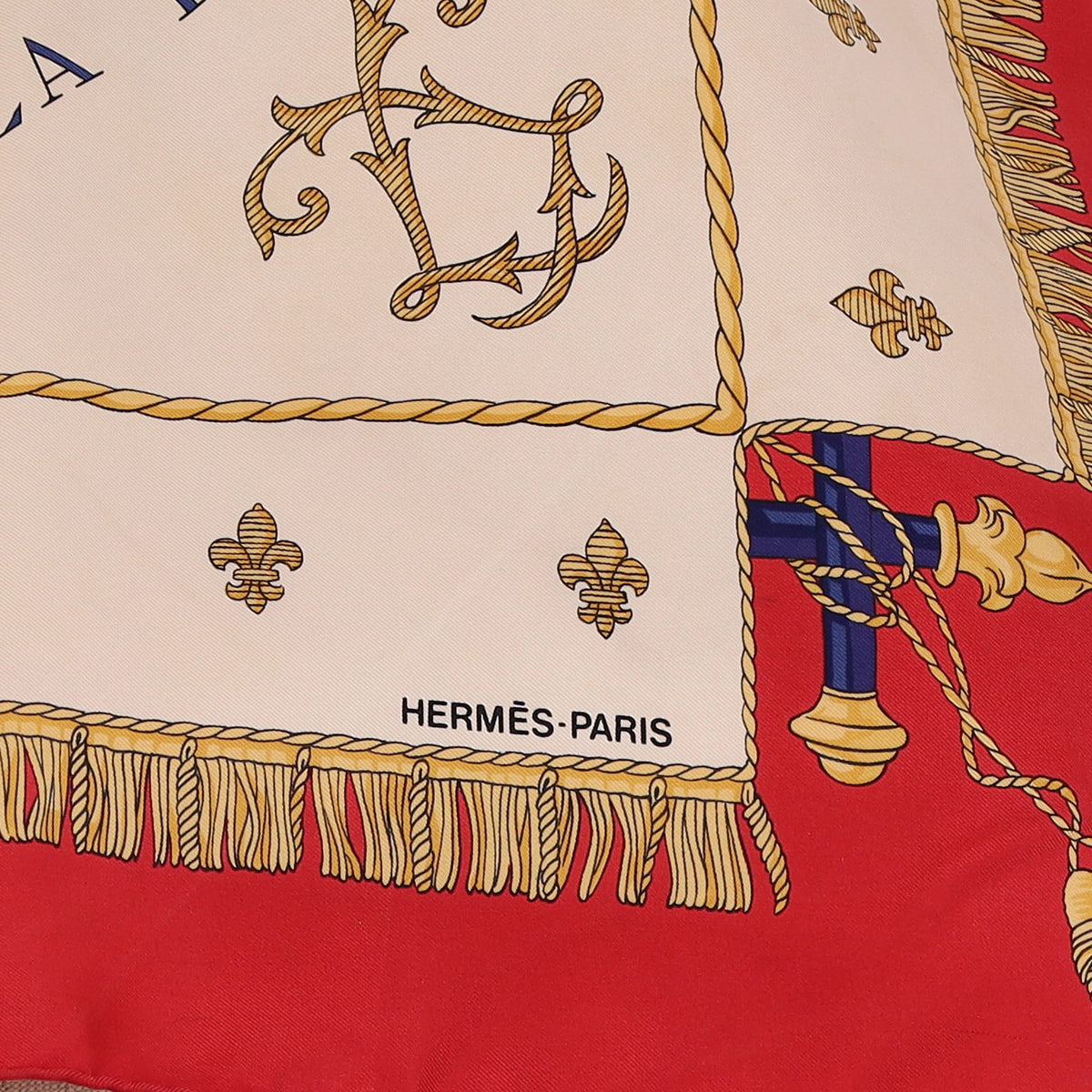 Hermès Vue Du Carrosse De La Galère La Réale Silk Scarf