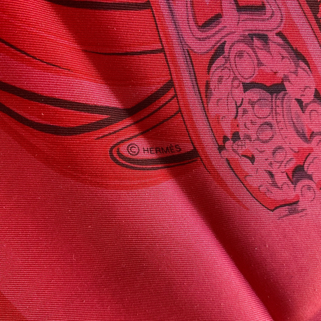 Immaculate Hermès Brides De Gala Silk Scarf Surteint
