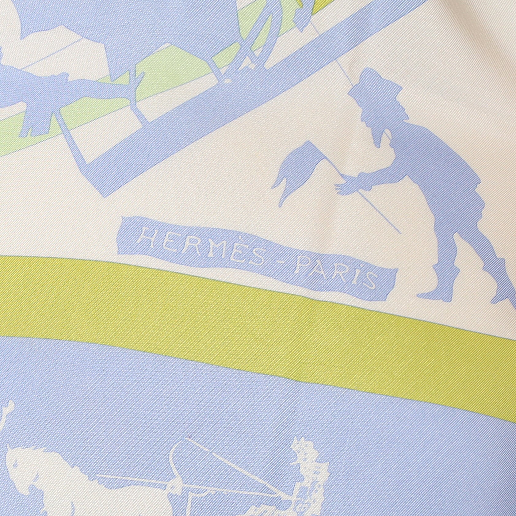 Pristine Hermès Jeux D’Ombres Silk Scarf Quite Rare
