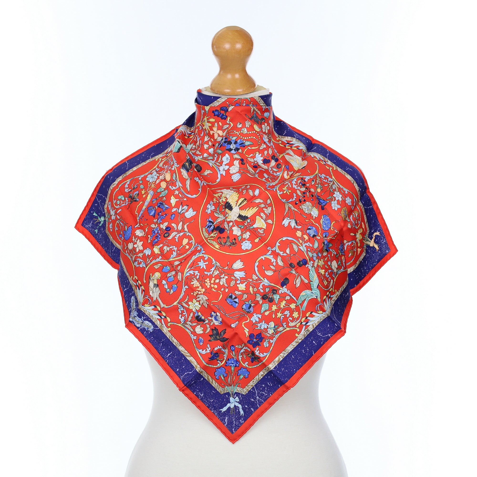 Brand New Boxed Hermès Pierres D’orient et D’Occident Nano Silk Scarf