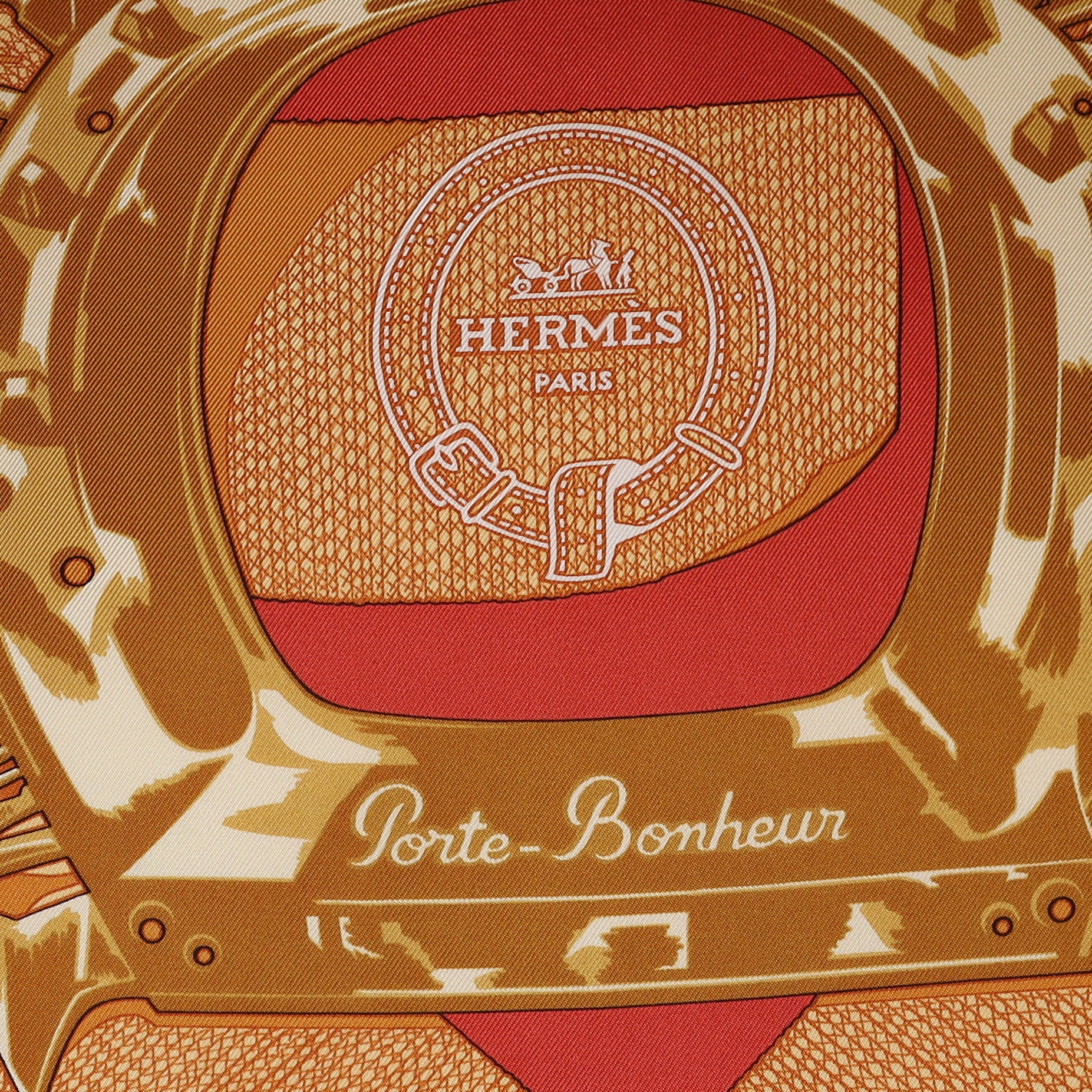 Hermès Porte Bonheur Silk Scarf